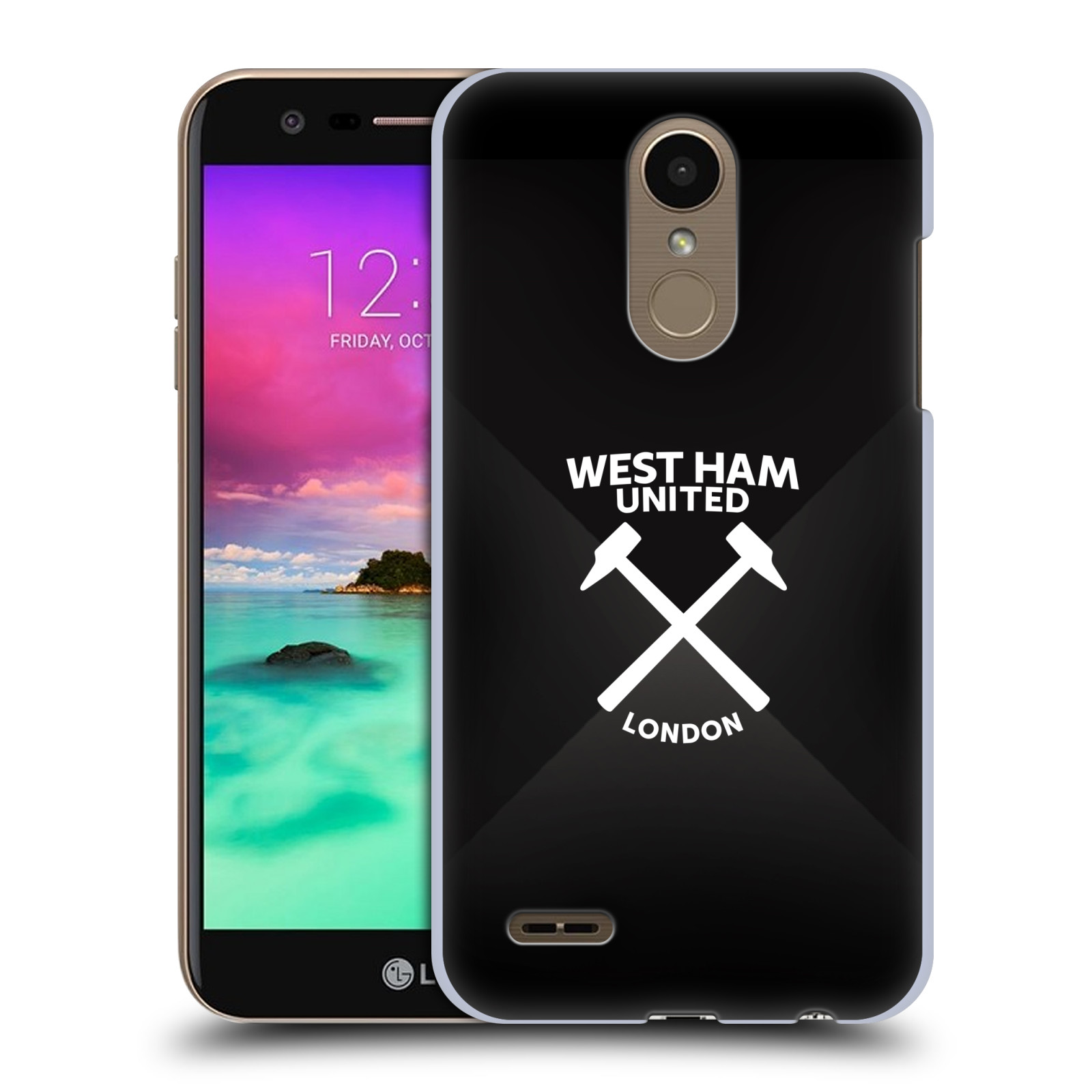 OFFICIAL WEST HAM UNITED FC HAMMER MARQUE KIT HARD BACK CASE FOR LG PHONES 1 - 第 9/11 張圖片