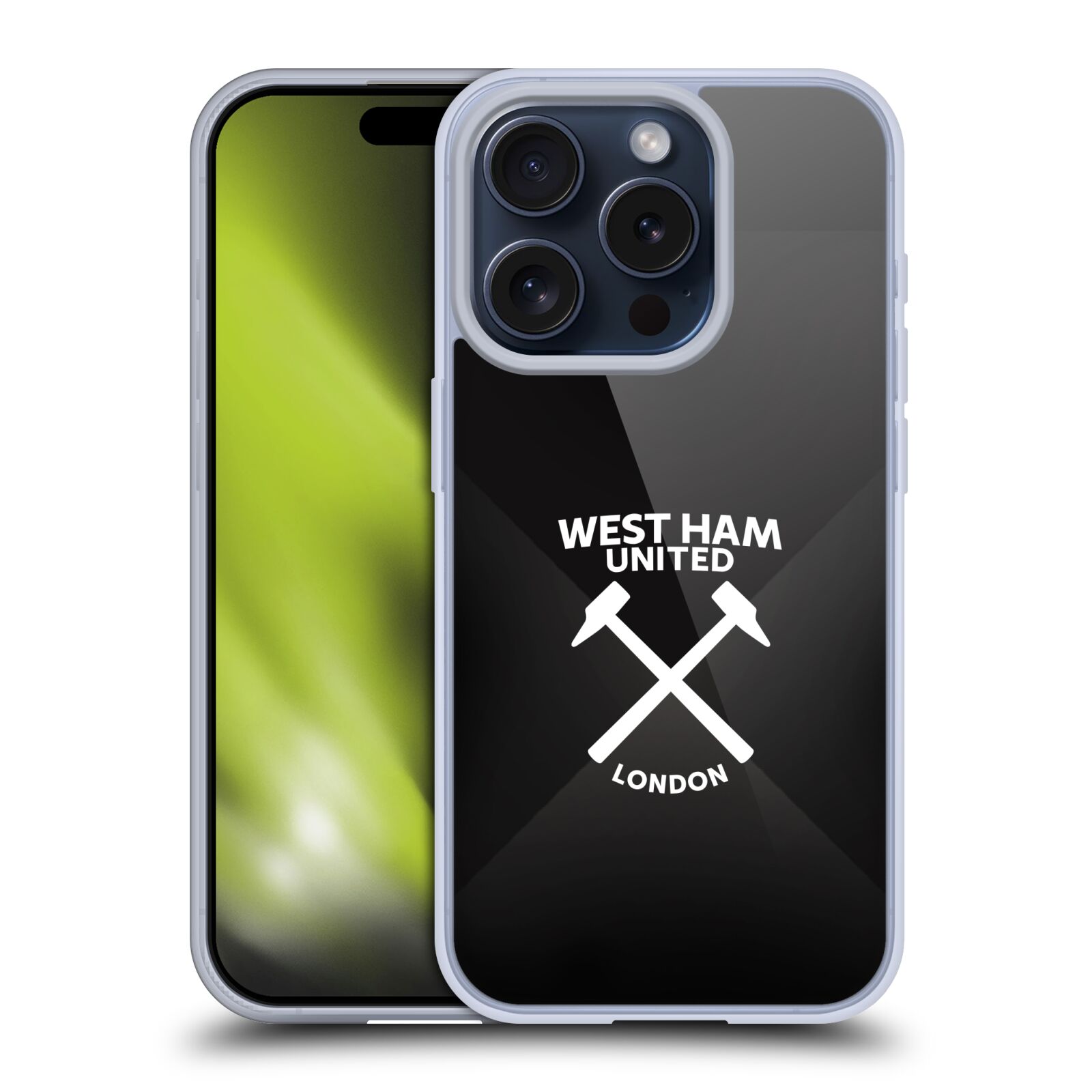 OFFICIAL WEST HAM UNITED FC HAMMER MARQUE SOFT GEL CASE FOR APPLE iPHONE PHONES - Picture 9 of 11