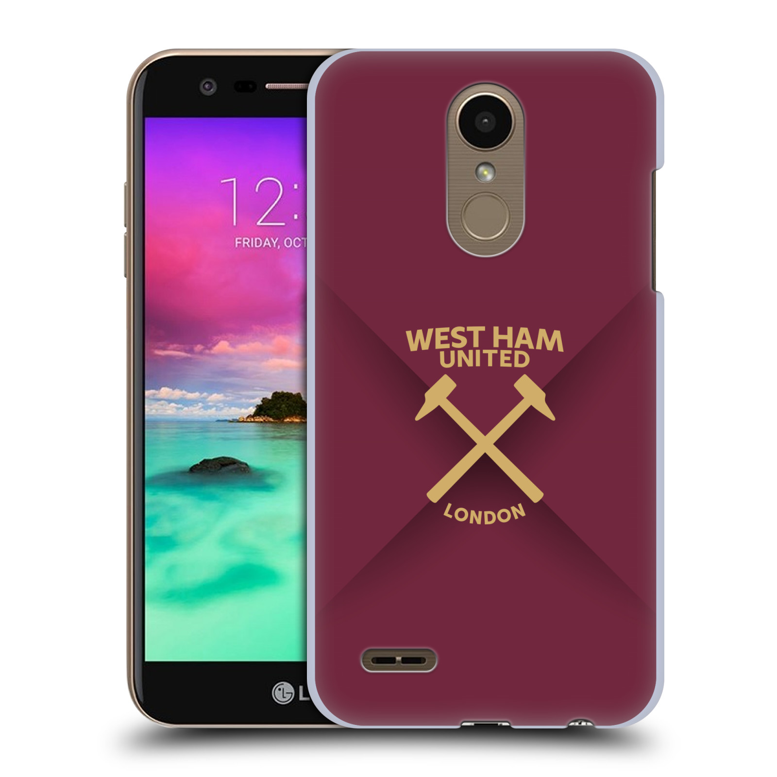 OFFICIAL WEST HAM UNITED FC HAMMER MARQUE KIT HARD BACK CASE FOR LG PHONES 1 - 第 10/11 張圖片