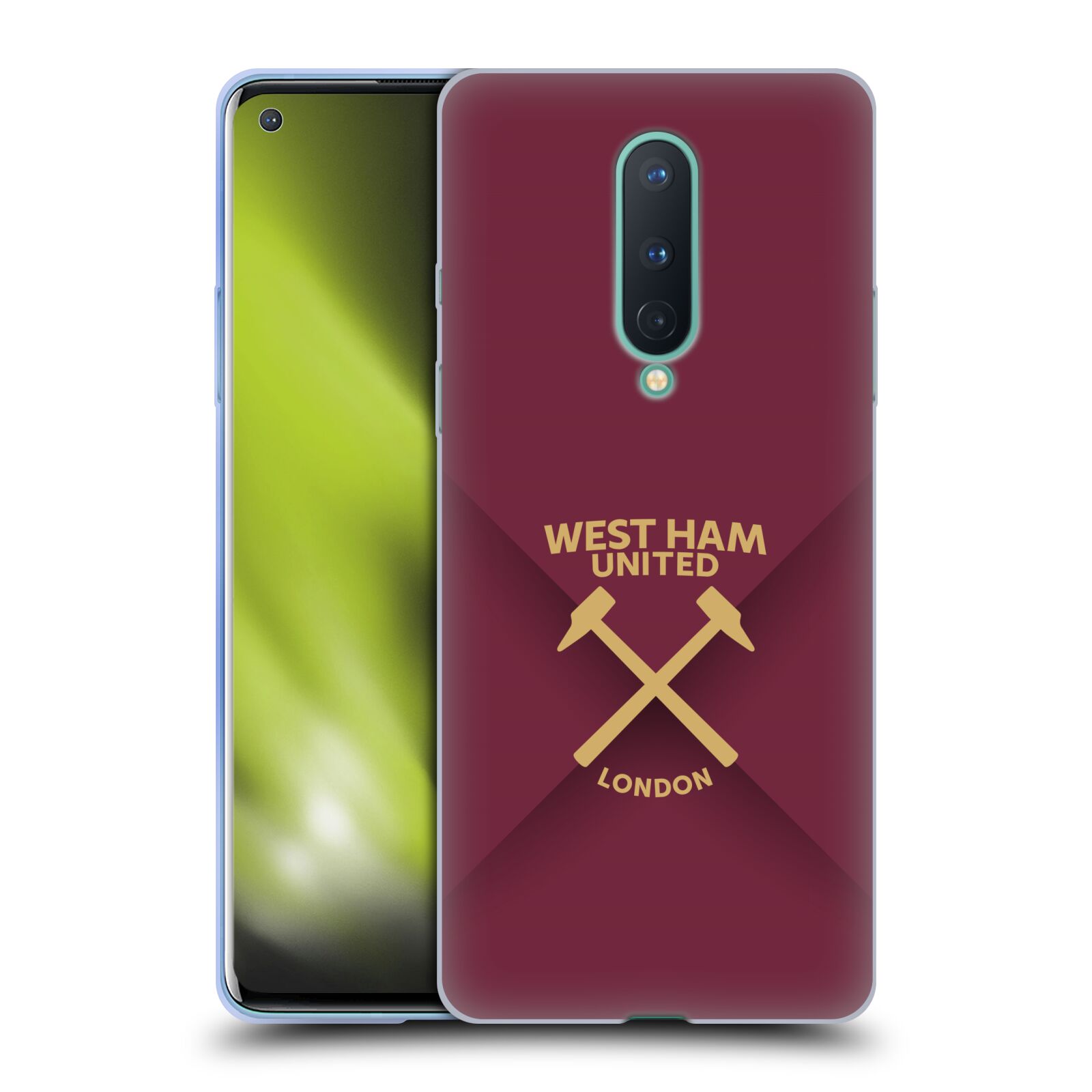 OFFICIAL WEST HAM UNITED FC HAMMER MARQUE KIT GEL CASE FOR AMAZON ASUS ONEPLUS - Picture 10 of 13