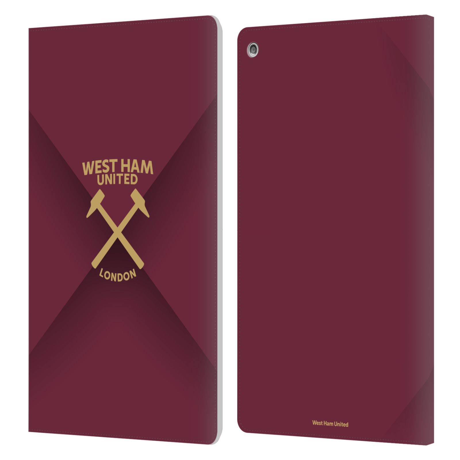 OFFICIAL WEST HAM UNITED FC HAMMER MARQUE KIT LEATHER BOOK CASE FOR AMAZON FIRE - 第 9/12 張圖片