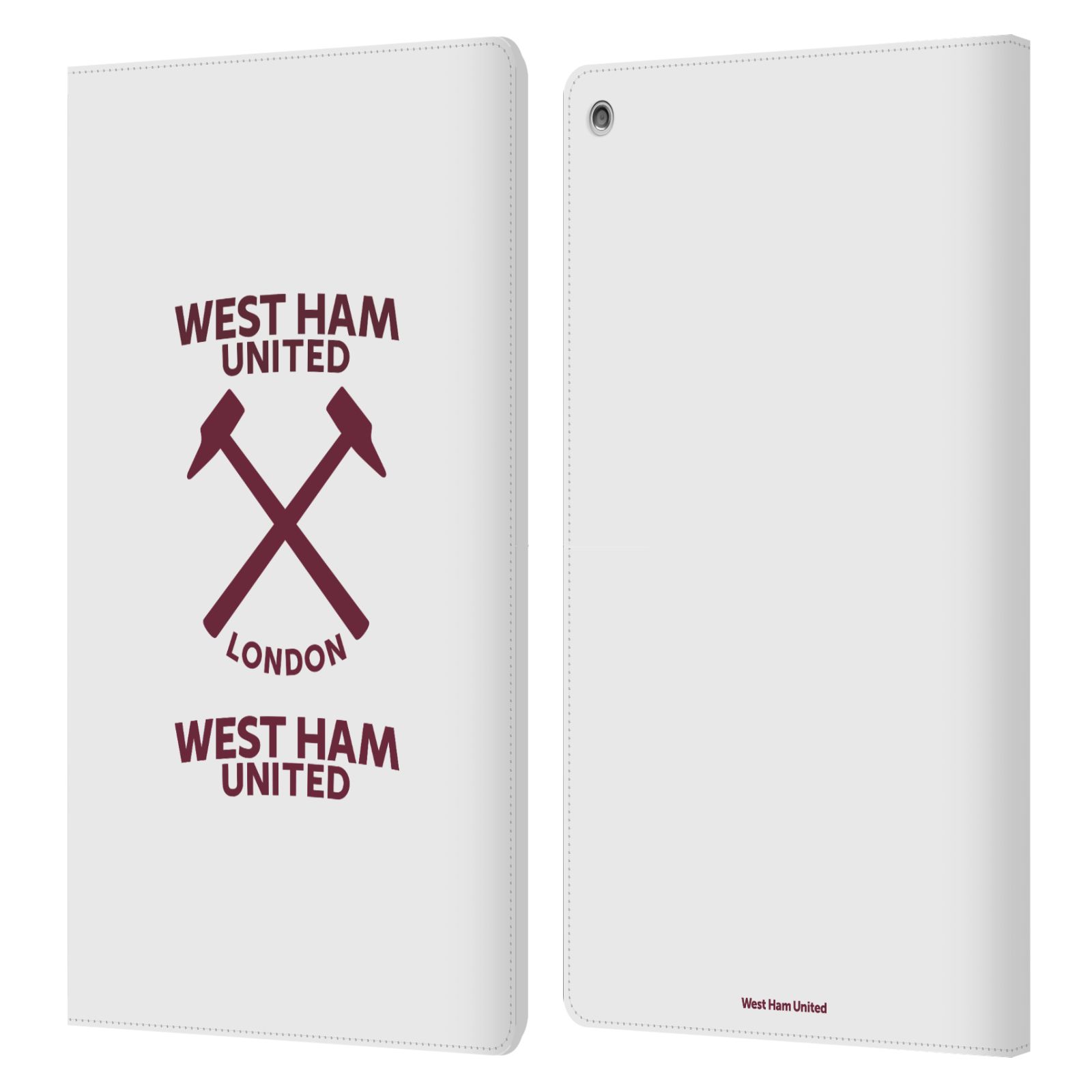 OFFICIAL WEST HAM UNITED FC HAMMER MARQUE KIT LEATHER BOOK CASE FOR AMAZON FIRE - 第 10/12 張圖片