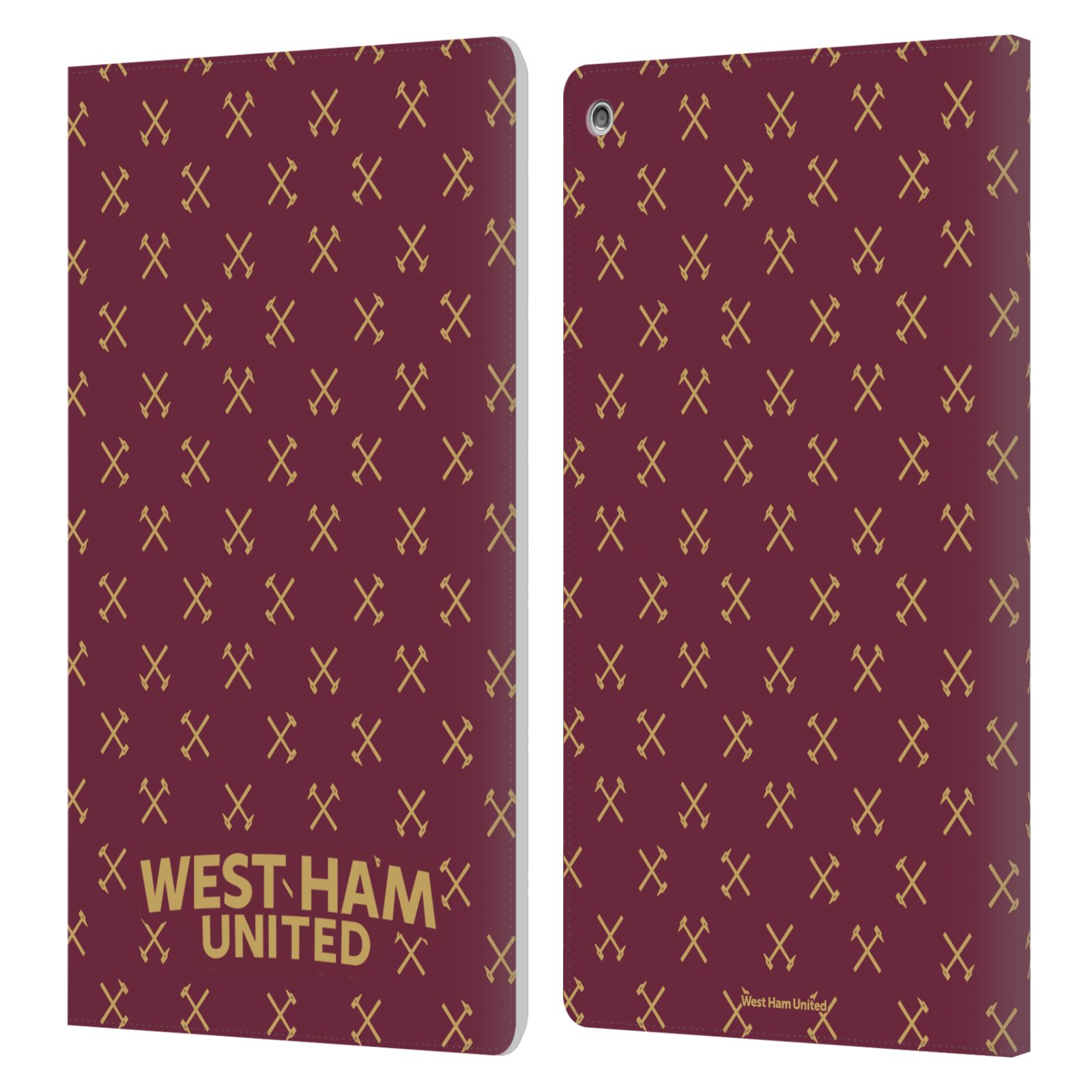 OFFICIAL WEST HAM UNITED FC HAMMER MARQUE KIT LEATHER BOOK CASE FOR AMAZON FIRE - 第 11/12 張圖片