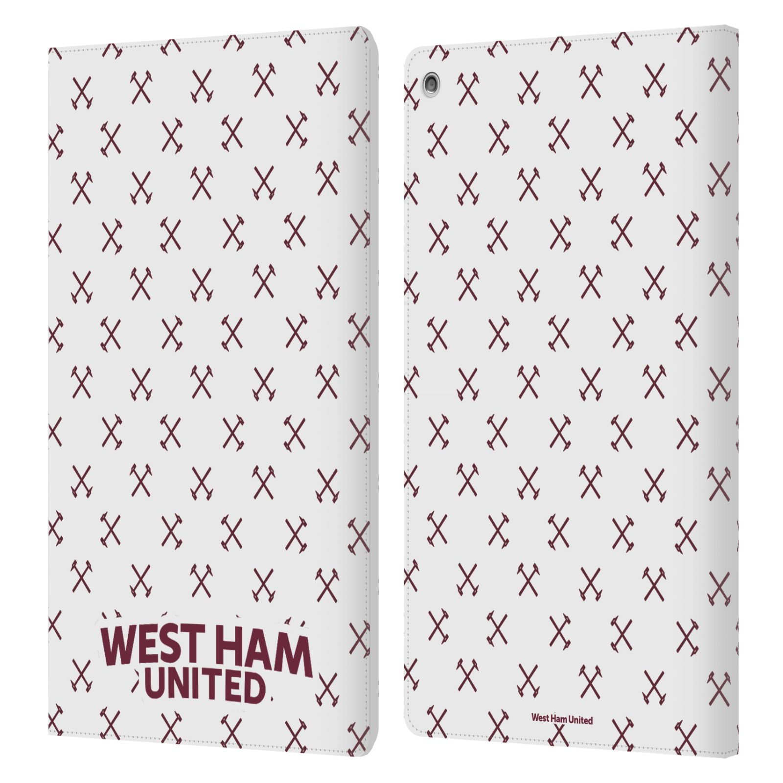 OFFICIAL WEST HAM UNITED FC HAMMER MARQUE KIT LEATHER BOOK CASE FOR AMAZON FIRE - 第 12/12 張圖片