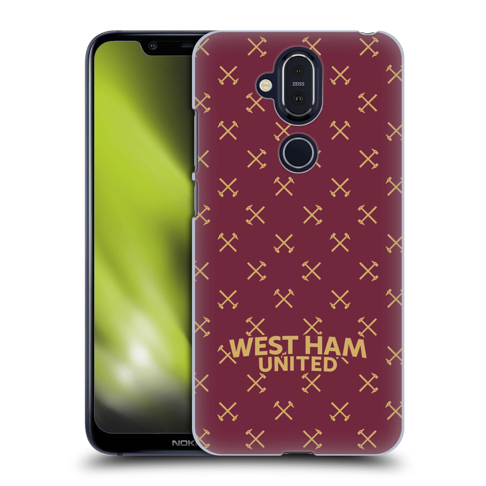 OFFICIAL WEST HAM UNITED FC HAMMER MARQUE KIT HARD BACK CASE FOR NOKIA PHONES 1 - 第 11/11 張圖片