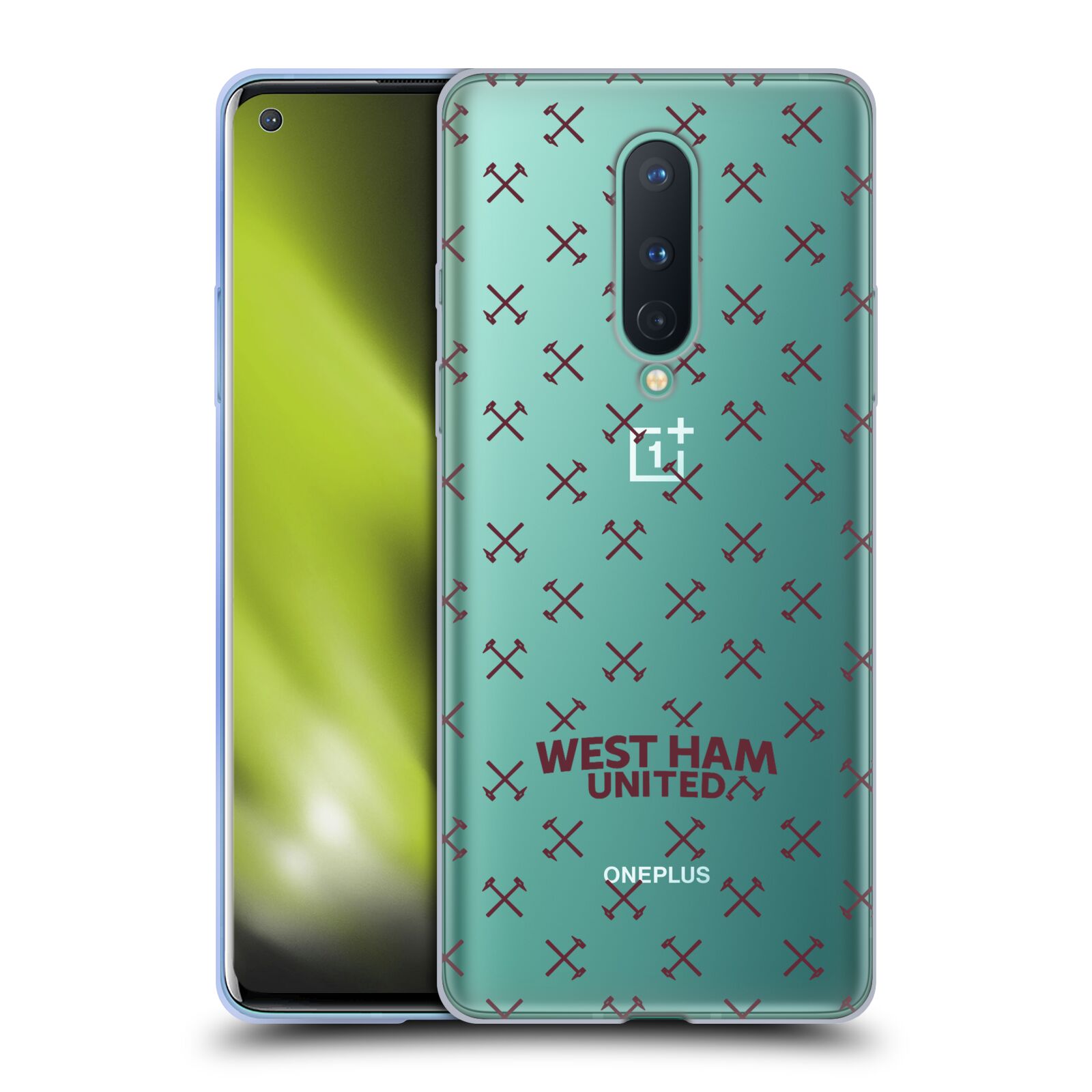 OFFICIAL WEST HAM UNITED FC HAMMER MARQUE KIT GEL CASE FOR AMAZON ASUS ONEPLUS - Picture 13 of 13