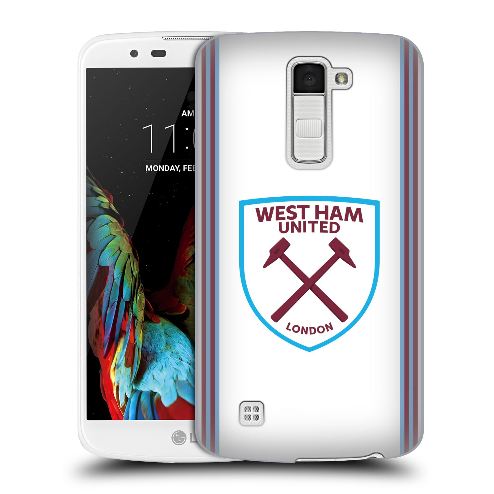 OFFICIAL WEST HAM UNITED FC 2019/20 CREST KIT HARD BACK CASE FOR LG PHONES 3 - 第 8/13 張圖片