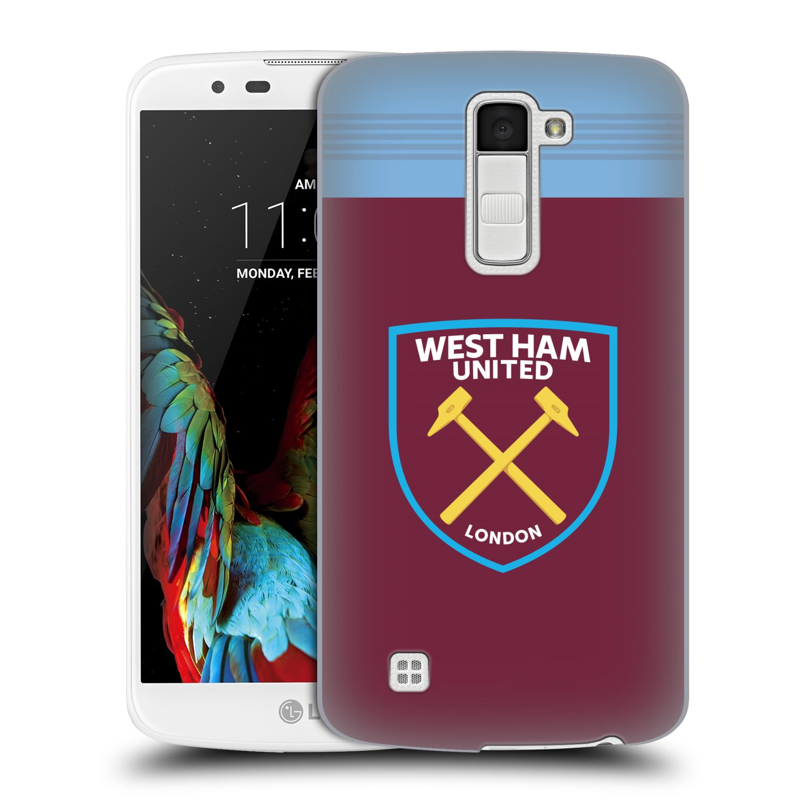 OFFICIAL WEST HAM UNITED FC 2019/20 CREST KIT HARD BACK CASE FOR LG PHONES 3 - 第 10/13 張圖片