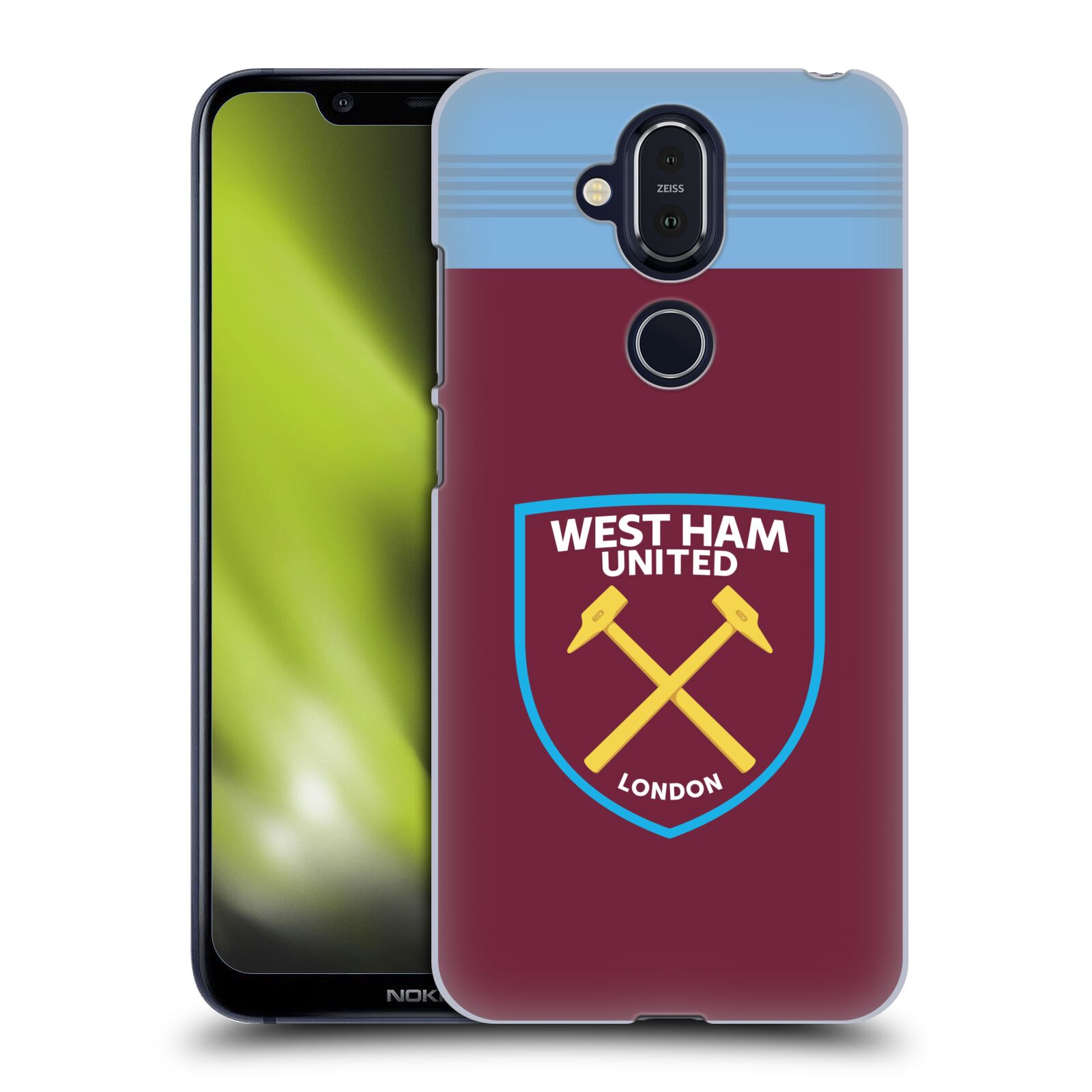 OFFICIAL WEST HAM UNITED FC 2019/20 CREST KIT HARD BACK CASE FOR NOKIA PHONES 1 - 第 10/13 張圖片