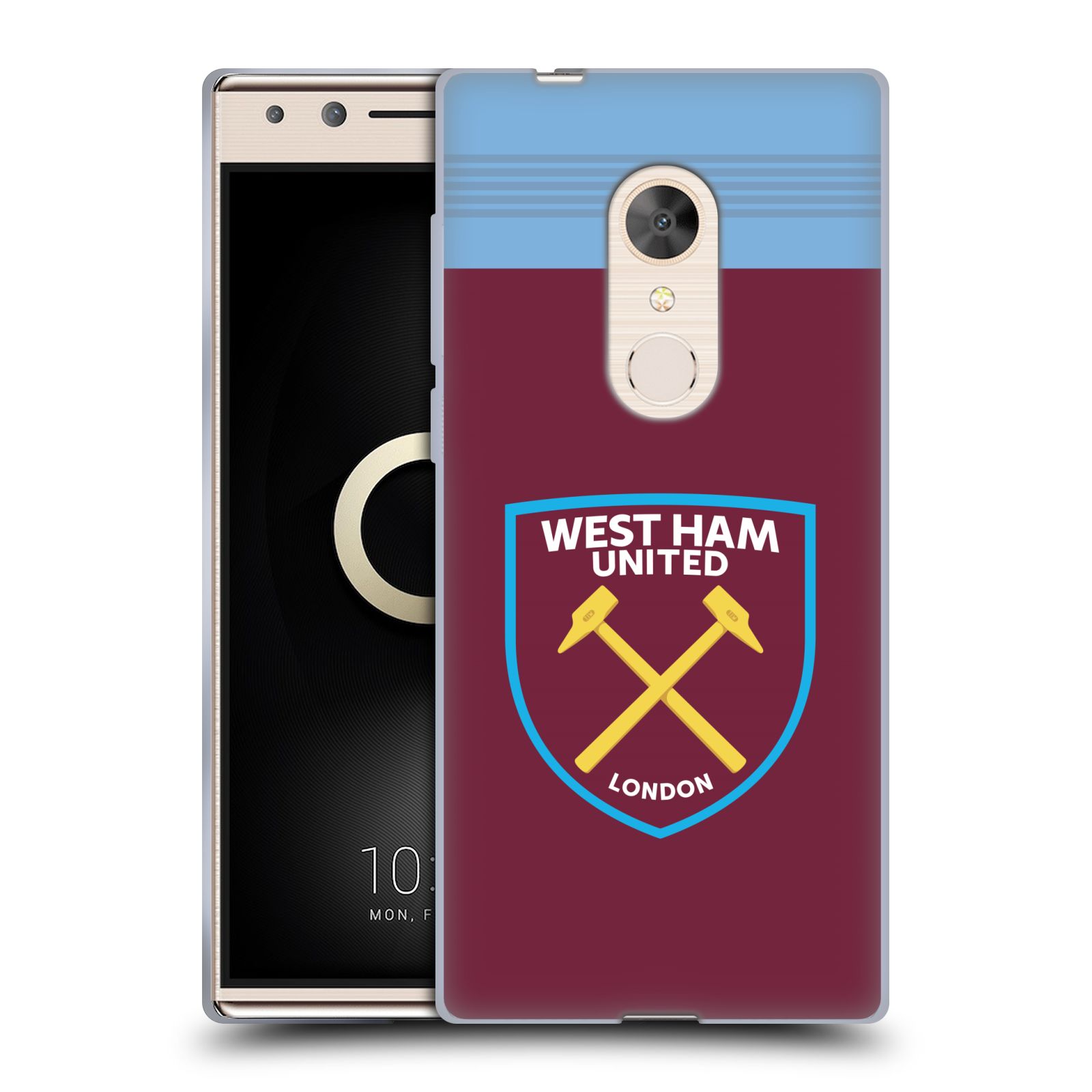 OFFICIAL WEST HAM UNITED FC 2019/20 CREST KIT SOFT GEL CASE FOR ALCATEL PHONES - 第 10/13 張圖片