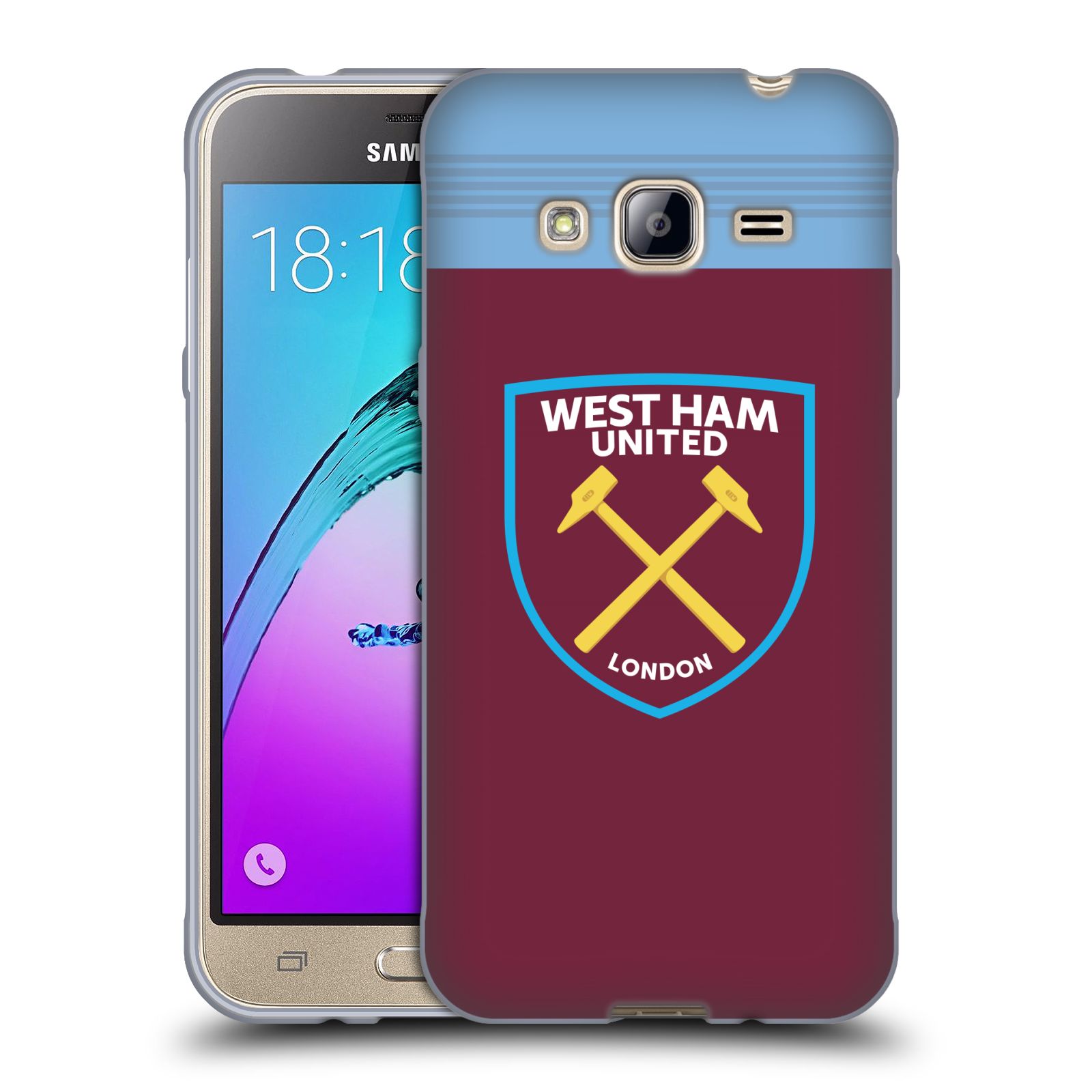 OFFICIAL WEST HAM UNITED FC 2019/20 CREST KIT GEL CASE FOR SAMSUNG PHONES 3 - Picture 10 of 13