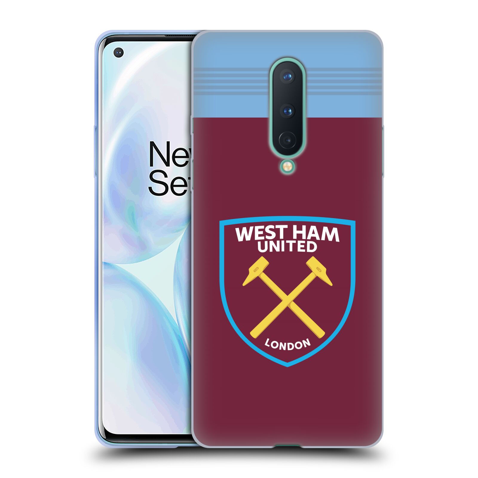 WEST HAM UNITED FC 2019/20 CREST KIT SOFT GEL CASE FOR AMAZON ASUS ONEPLUS - 第 10/13 張圖片