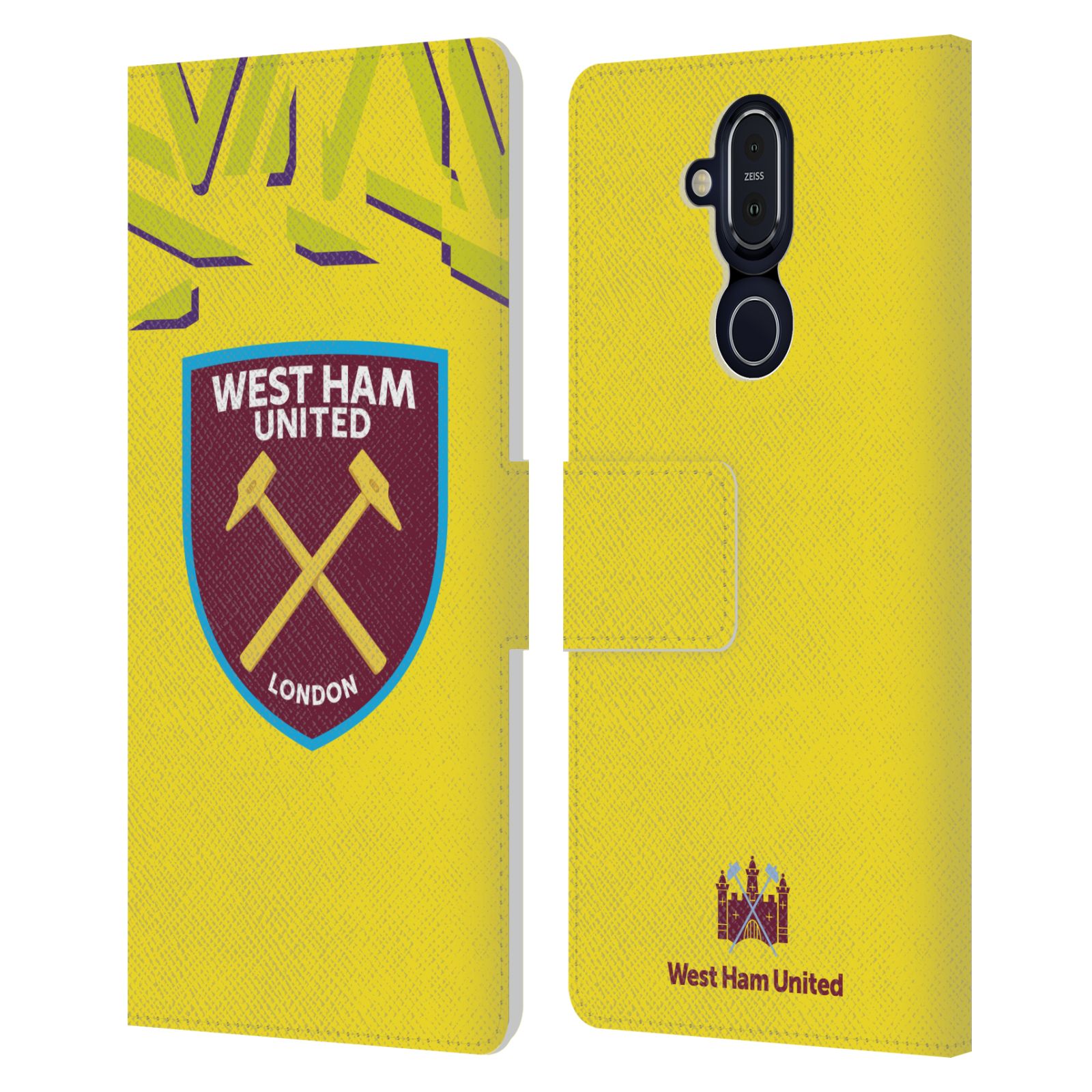 OFFICIAL WEST HAM UNITED FC 2019/20 CREST KIT LEATHER BOOK CASE FOR NOKIA PHONES - 第 8/12 張圖片