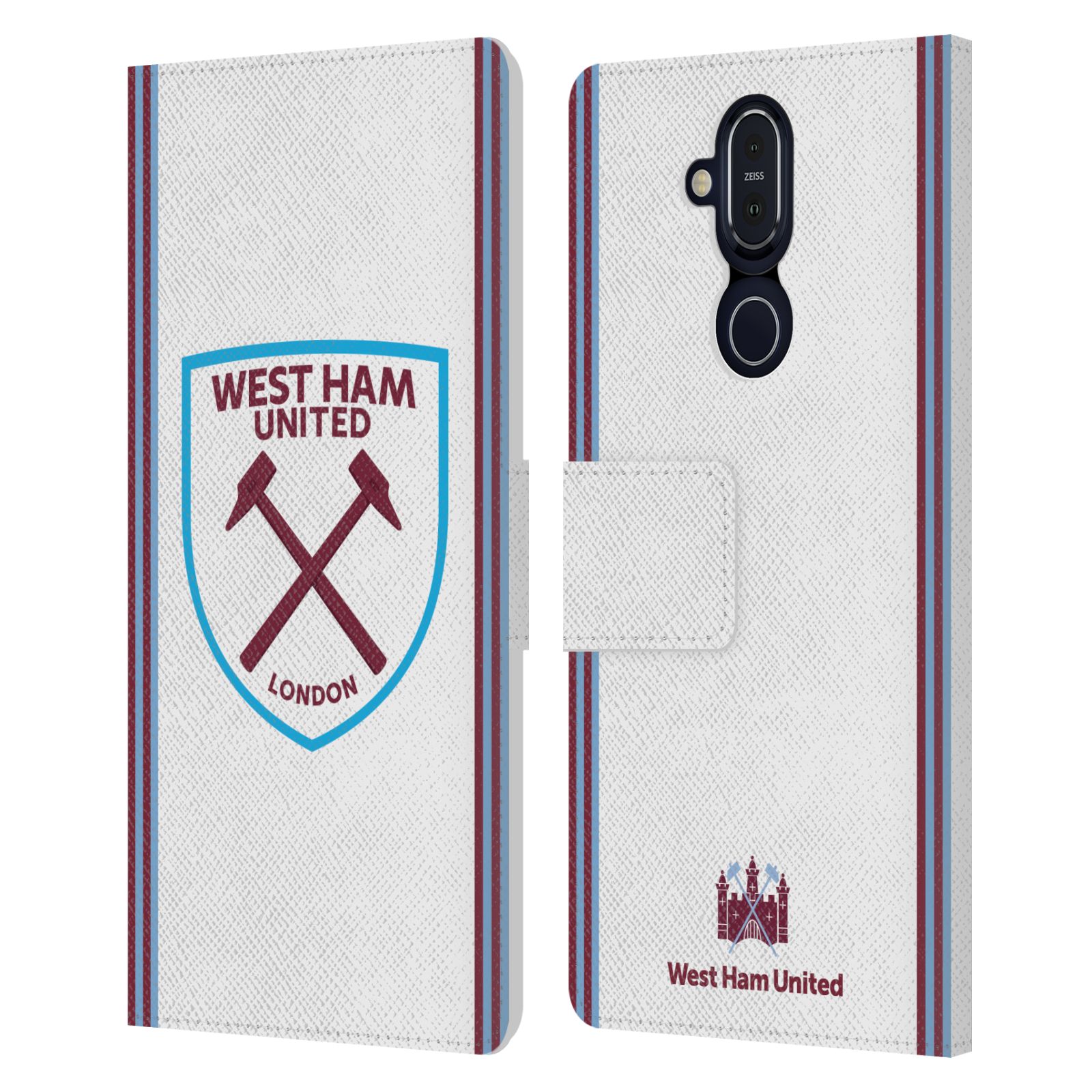 OFFICIAL WEST HAM UNITED FC 2019/20 CREST KIT LEATHER BOOK CASE FOR NOKIA PHONES - 第 7/12 張圖片