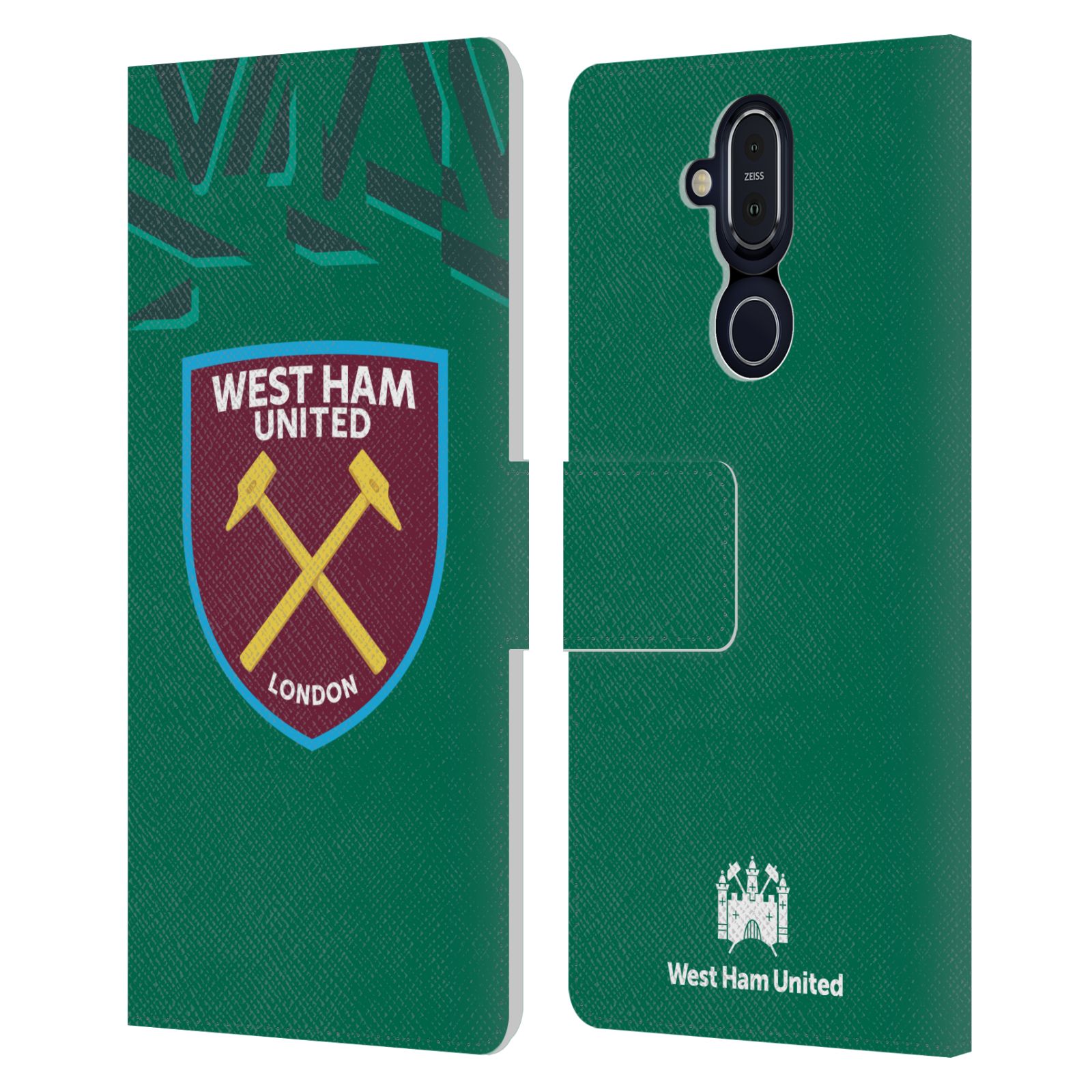 OFFICIAL WEST HAM UNITED FC 2019/20 CREST KIT LEATHER BOOK CASE FOR NOKIA PHONES - 第 10/12 張圖片