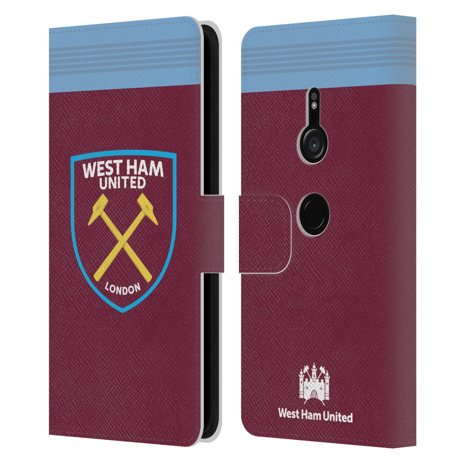 WEST HAM UNITED FC 2019/20 CREST KIT LEATHER BOOK WALLET CASE FOR SONY PHONES 1 - 第 9/12 張圖片