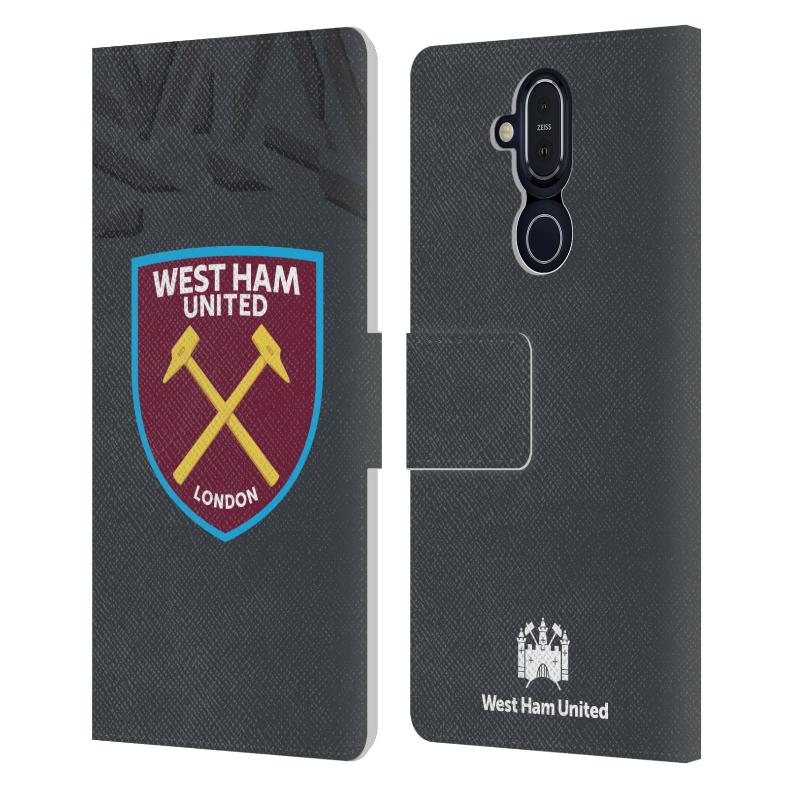 OFFICIAL WEST HAM UNITED FC 2019/20 CREST KIT LEATHER BOOK CASE FOR NOKIA PHONES - 第 12/12 張圖片