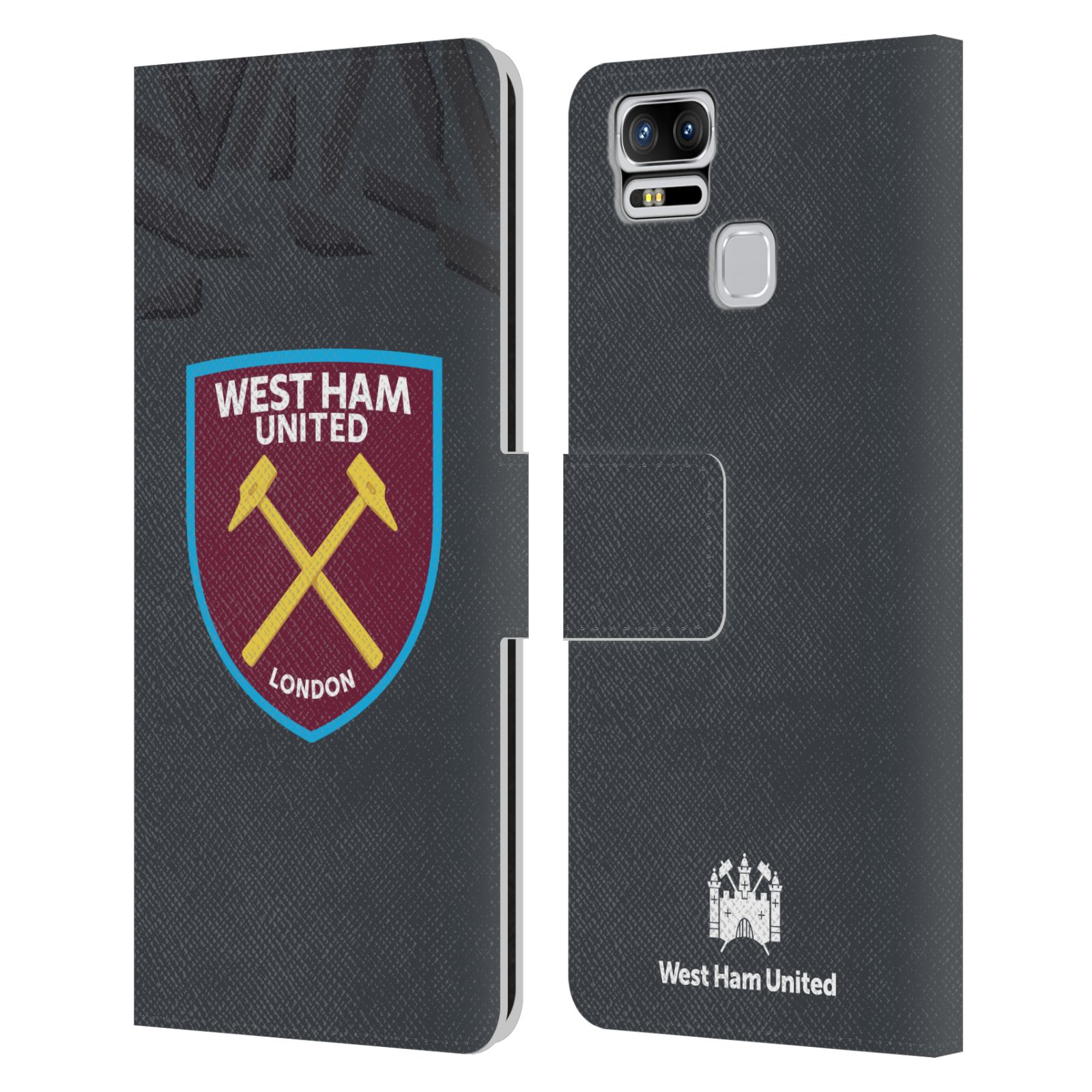 WEST HAM UNITED FC 2019/20 CREST KIT LEATHER BOOK CASE FOR ASUS ZENFONE PHONES - 第 7/7 張圖片