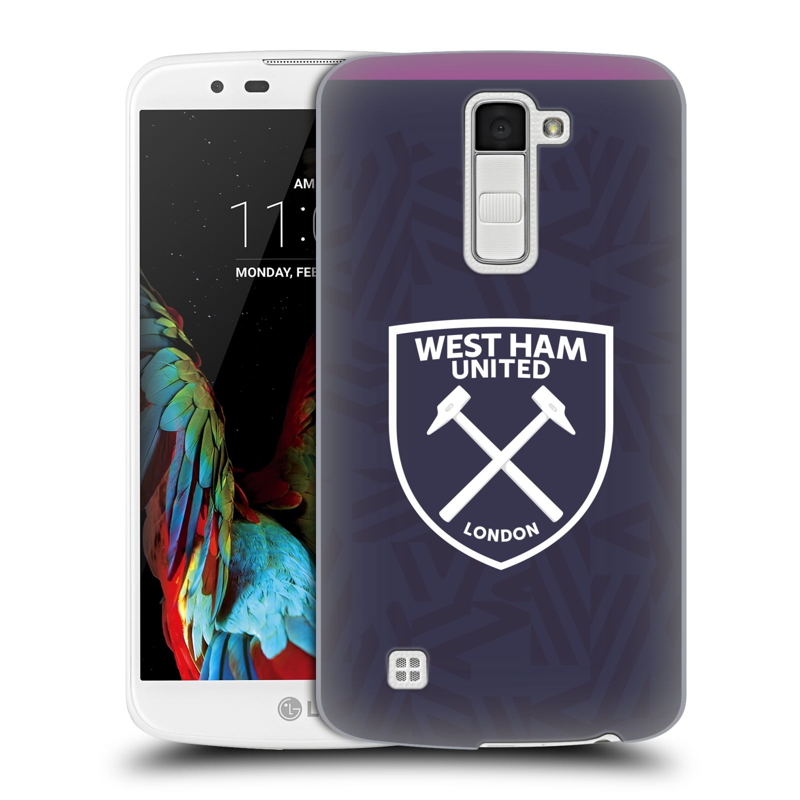 OFFICIAL WEST HAM UNITED FC 2019/20 CREST KIT HARD BACK CASE FOR LG PHONES 3 - 第 12/13 張圖片
