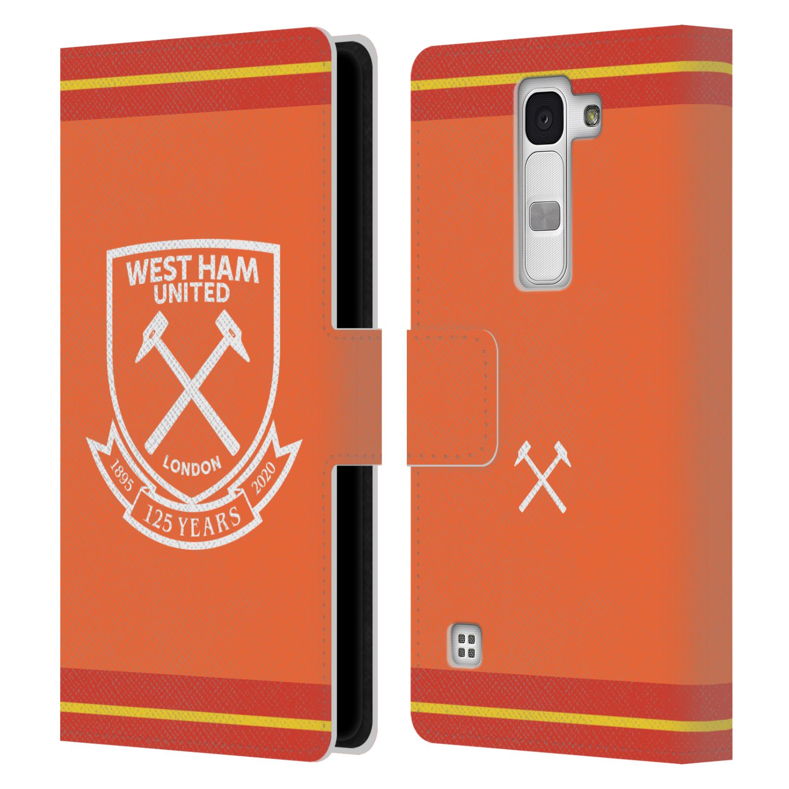 OFFICIAL WEST HAM UNITED FC 2020/21 CREST KIT LEATHER BOOK CASE FOR LG PHONES 2 - 第 8/11 張圖片
