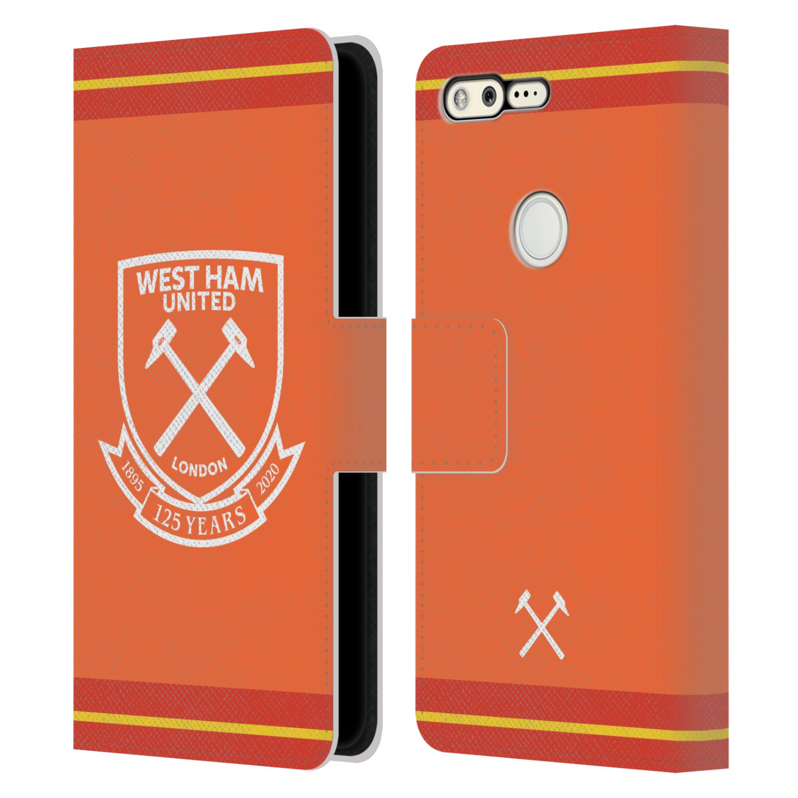 WEST HAM UNITED FC 2020/21 CREST KIT LEATHER BOOK WALLET CASE FOR GOOGLE PHONES - 第 8/11 張圖片