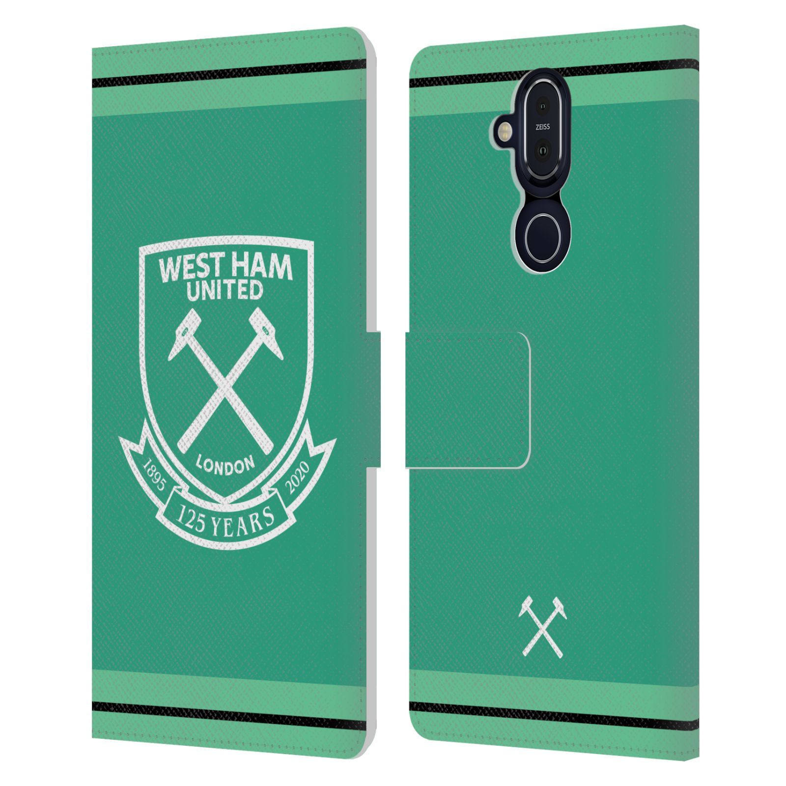 OFFICIAL WEST HAM UNITED FC 2020/21 CREST KIT LEATHER BOOK CASE FOR NOKIA PHONES - 第 10/11 張圖片