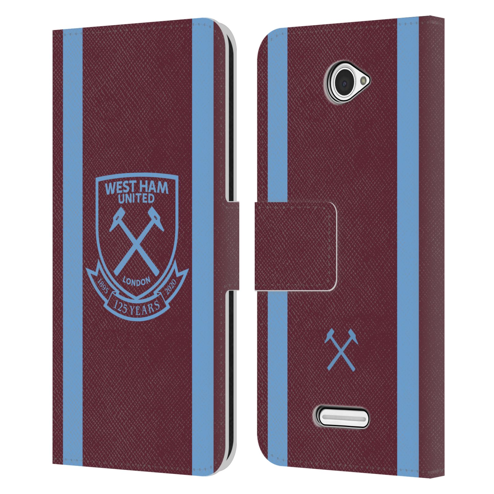 WEST HAM UNITED FC 2020/21 CREST KIT LEATHER BOOK WALLET CASE FOR SONY PHONES 2 - 第 9/11 張圖片