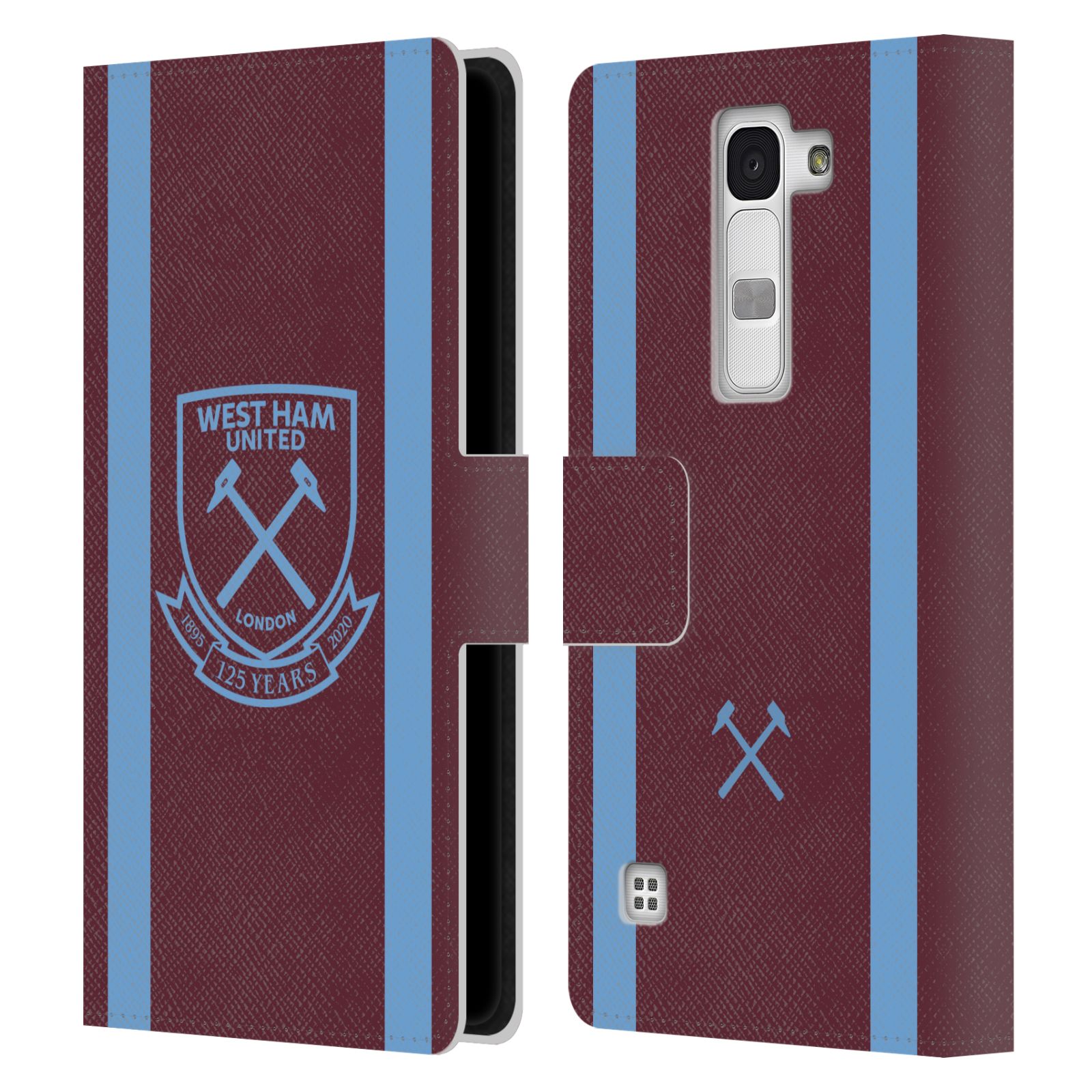 OFFICIAL WEST HAM UNITED FC 2020/21 CREST KIT LEATHER BOOK CASE FOR LG PHONES 2 - 第 9/11 張圖片