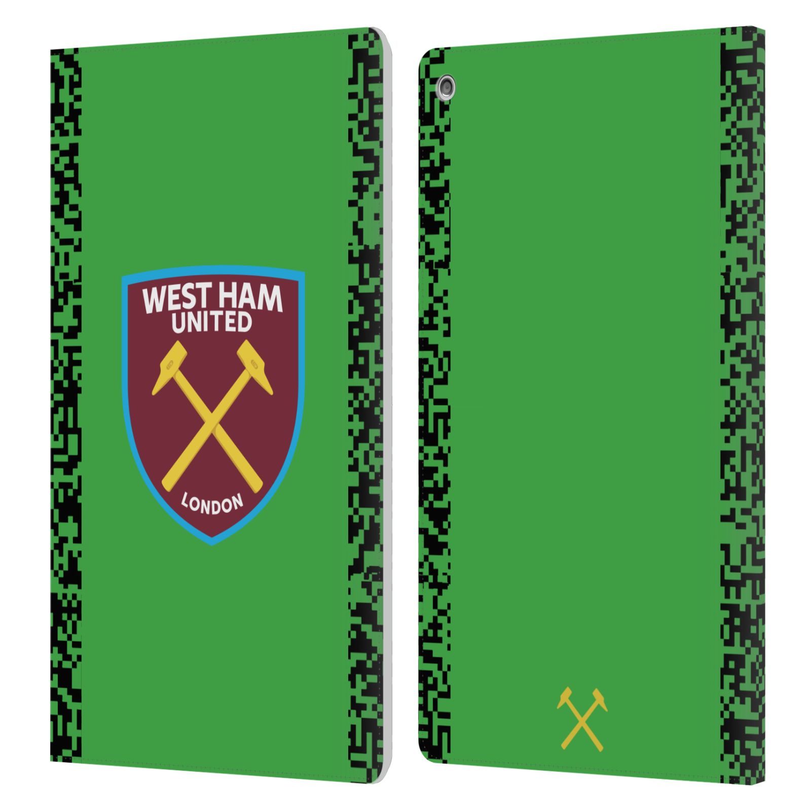 Head Case Designs Licenza Ufficiale West Ham United FC Fuori Casa Portiere 2020/21 Kit Crest Custodia Portafoglio in Pelle Compatibile con Samsung Galaxy S21 5G
