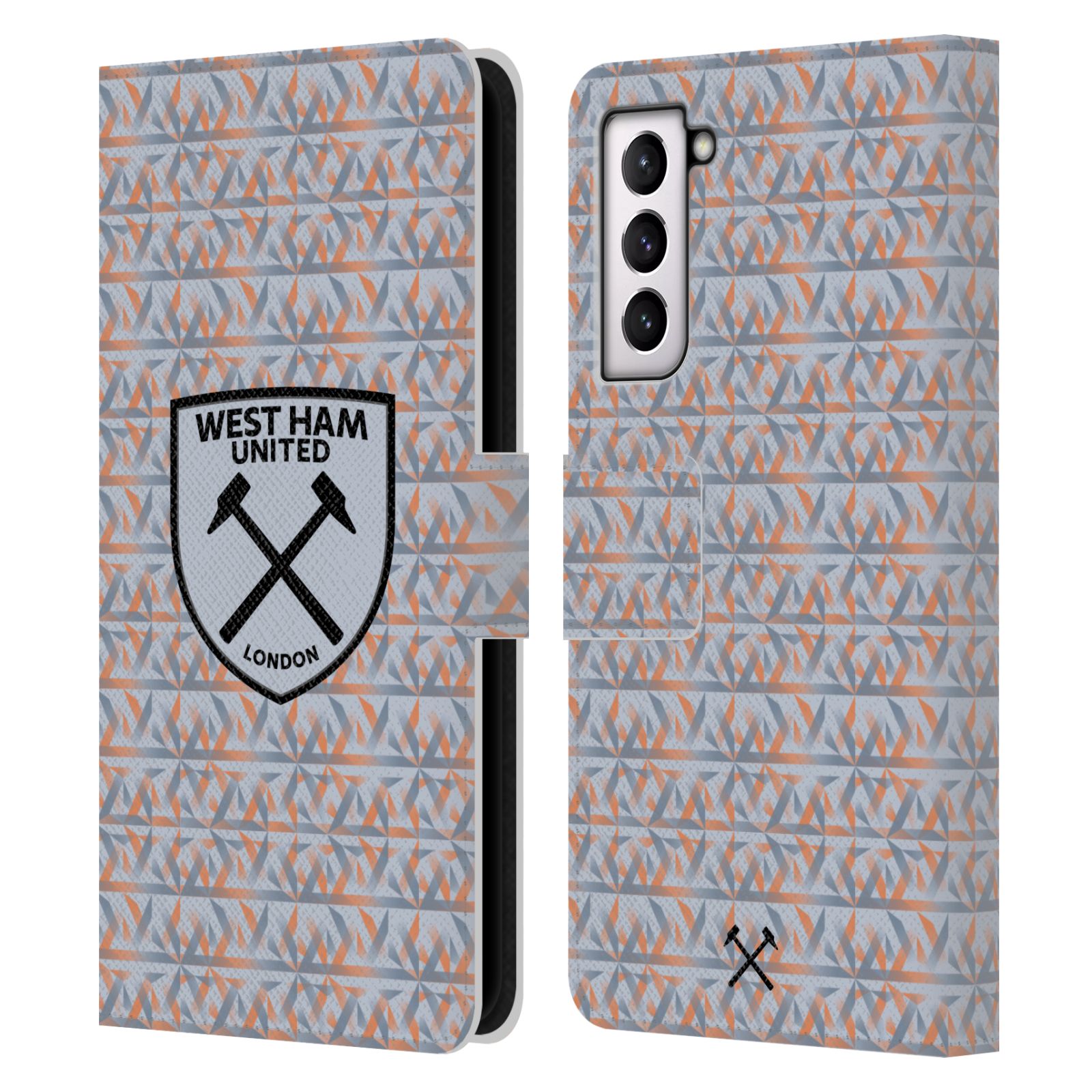 WEST HAM UNITED FC 2022/23 CREST KIT LEATHER BOOK CASE FOR SAMSUNG PHONES 4 - Picture 8 of 11