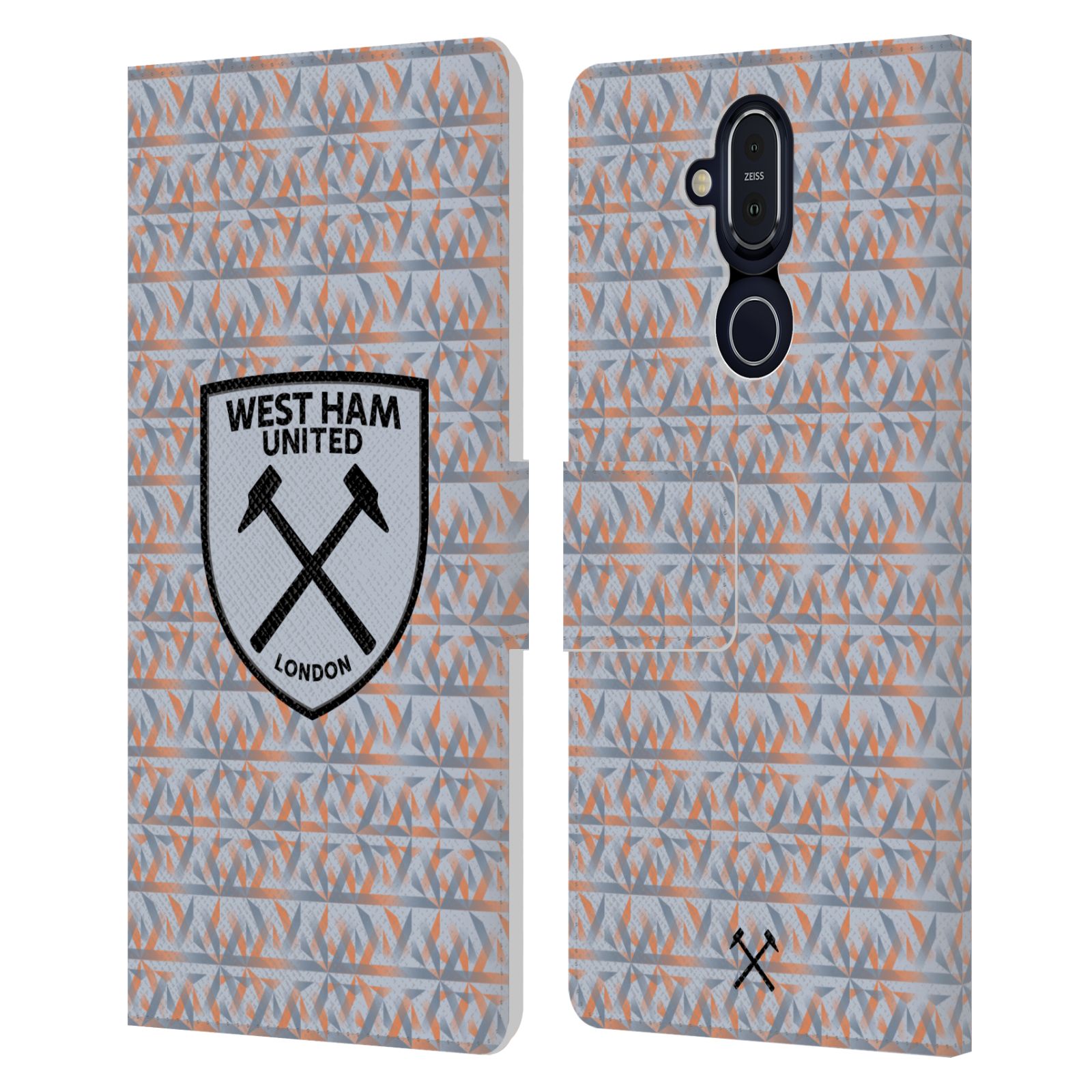 OFFICIAL WEST HAM UNITED FC 2022/23 CREST KIT LEATHER BOOK CASE FOR NOKIA PHONES - Picture 8 of 11