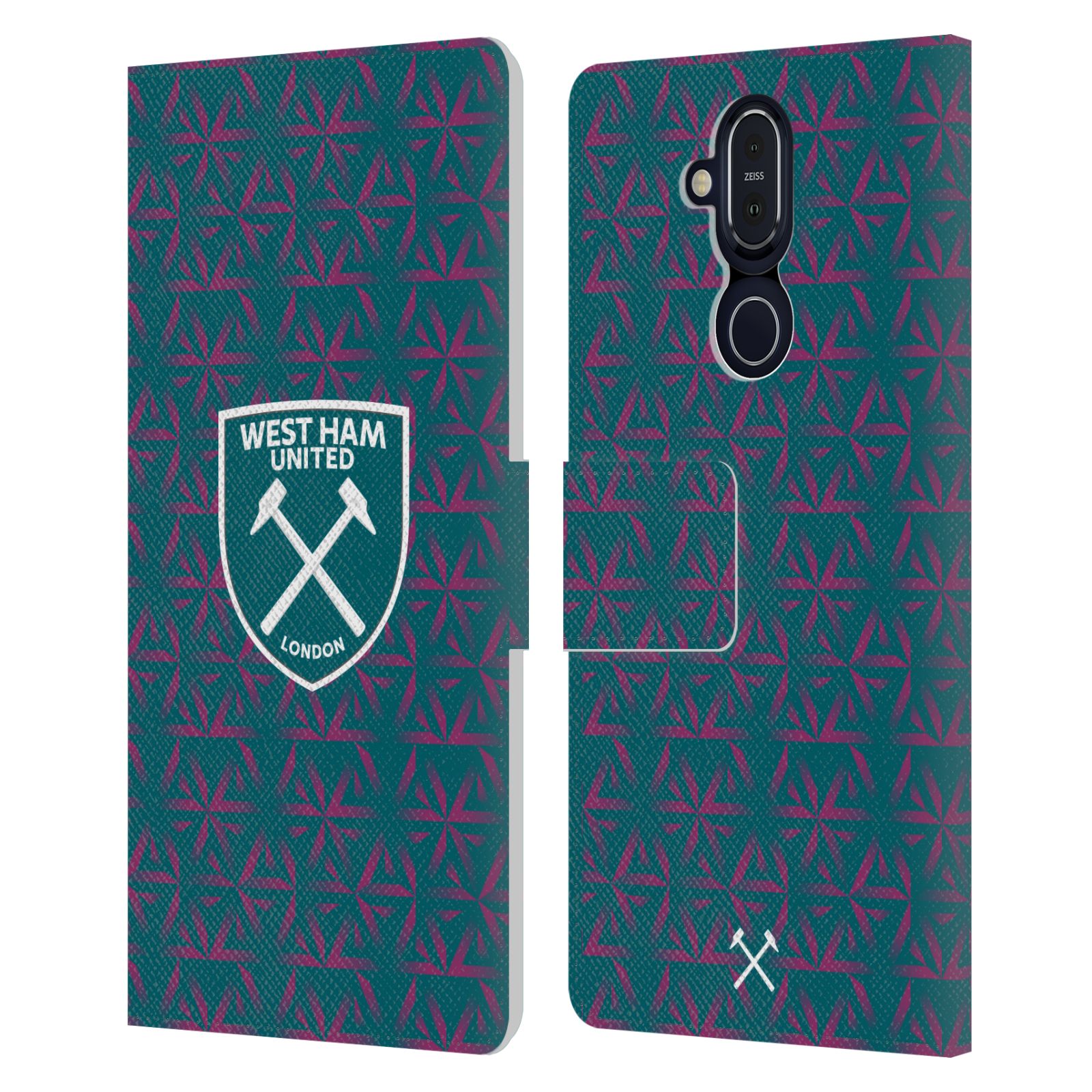 OFFICIAL WEST HAM UNITED FC 2022/23 CREST KIT LEATHER BOOK CASE FOR NOKIA PHONES - Picture 10 of 11