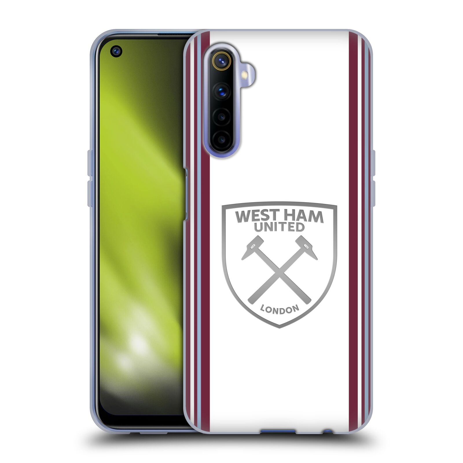 OFFICIAL WEST HAM UNITED FC 2023/24 CREST KIT SOFT GEL CASE FOR REALME PHONES - Picture 8 of 13