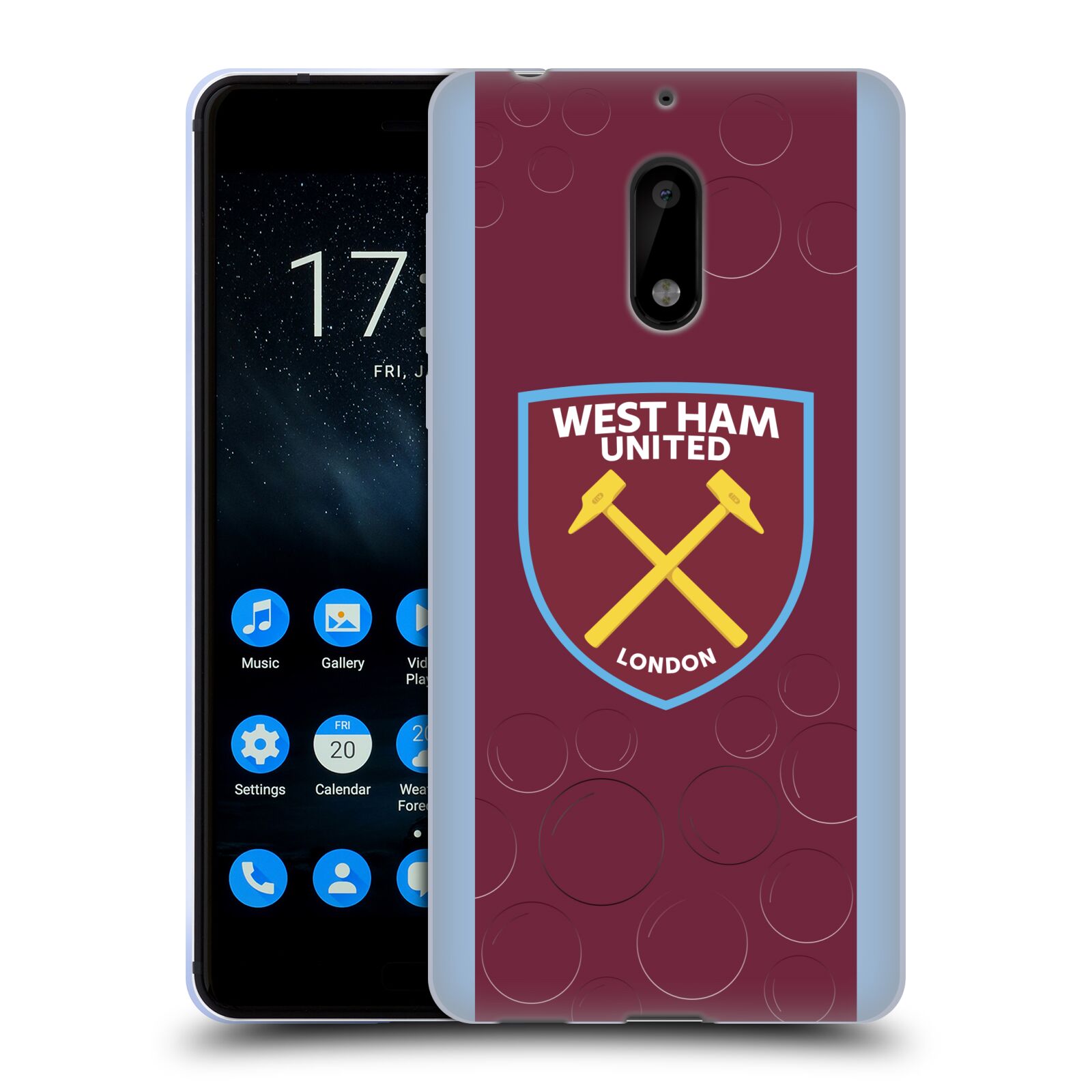 OFFICIAL WEST HAM UNITED FC 2023/24 CREST KIT SOFT GEL CASE FOR NOKIA PHONES 1 - 第 10/13 張圖片