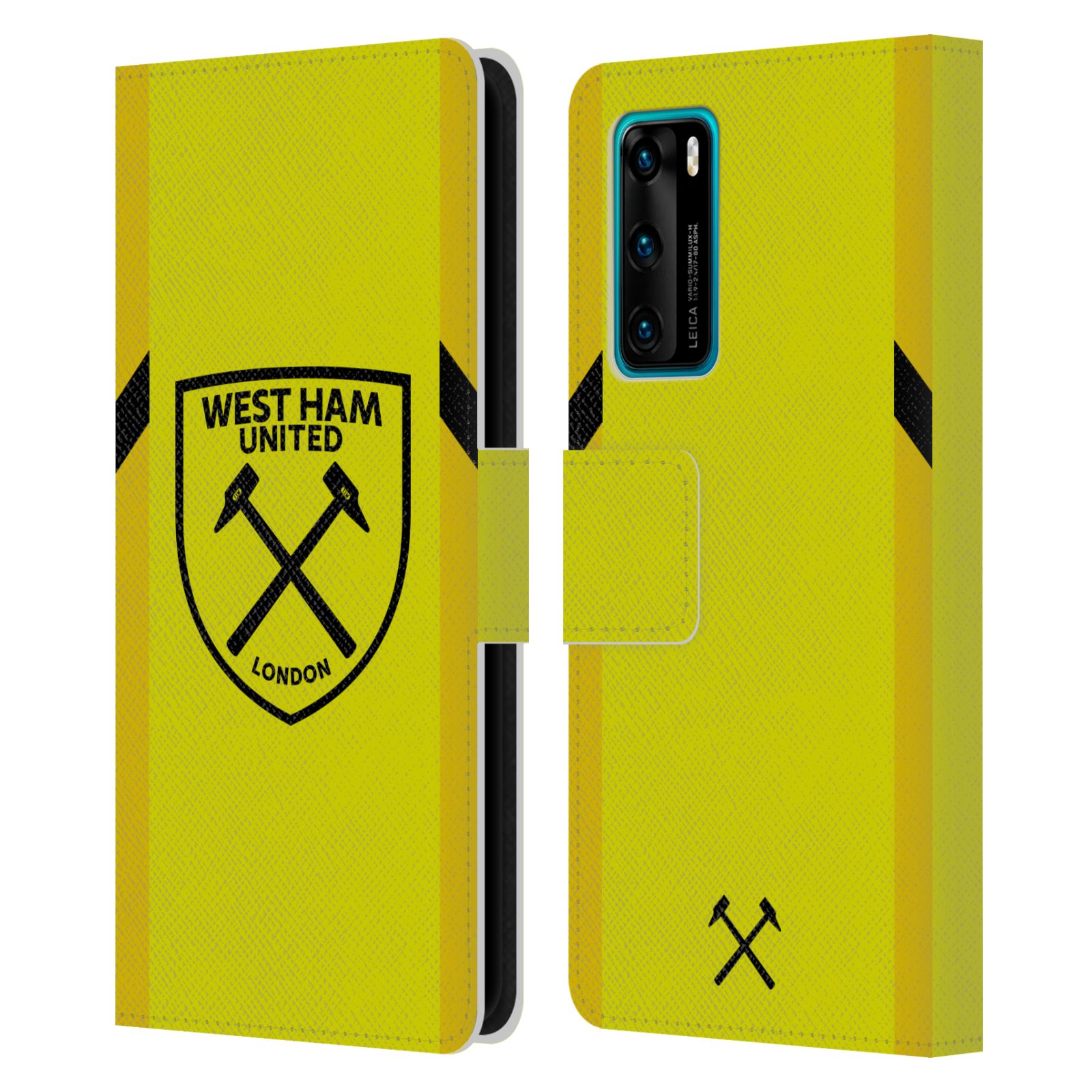 WEST HAM UNITED FC 2023/24 CREST KIT LEATHER BOOK CASE FOR HUAWEI PHONES 4 - Picture 8 of 12