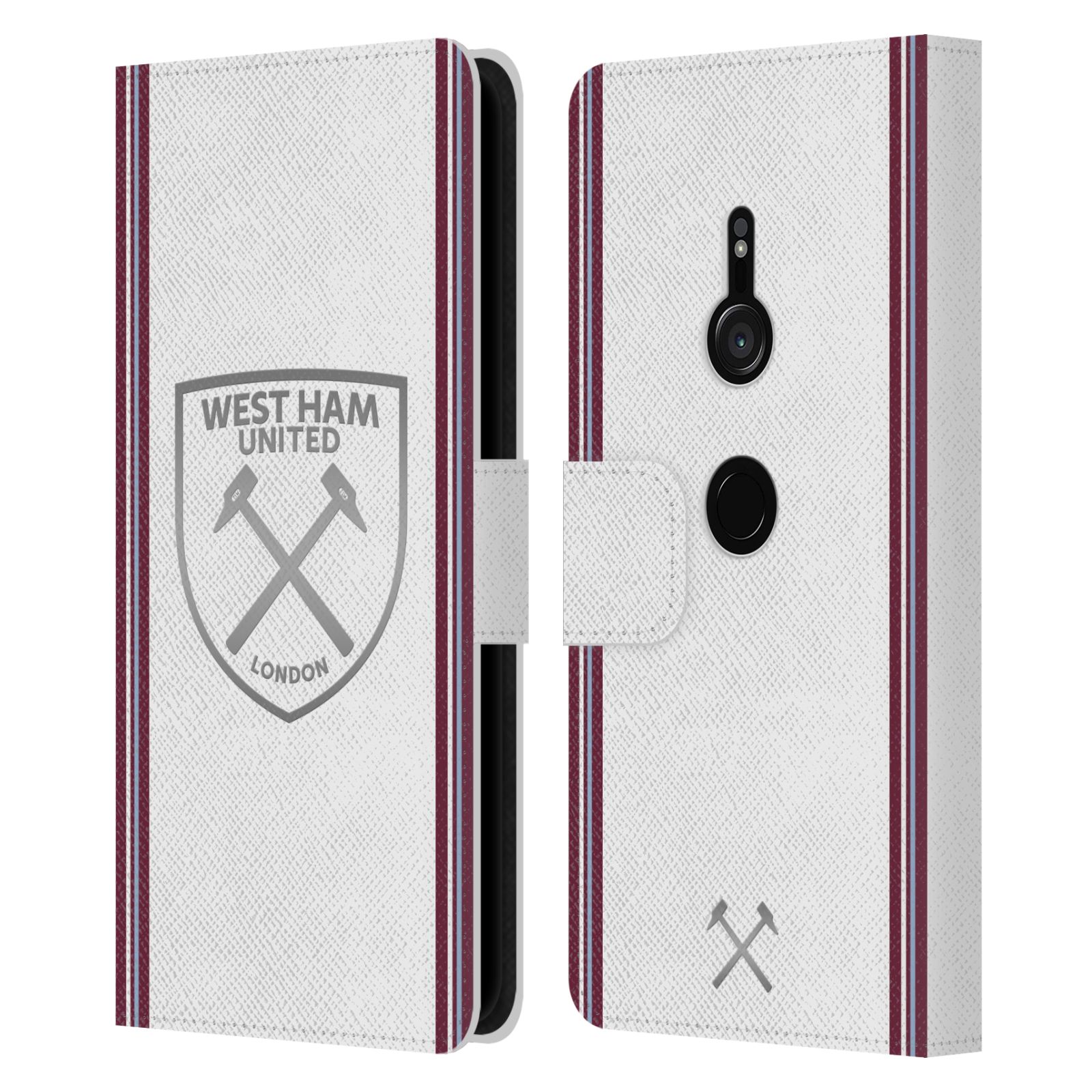 WEST HAM UNITED FC 2023/24 CREST KIT LEATHER BOOK WALLET CASE FOR SONY PHONES 1 - Picture 7 of 12
