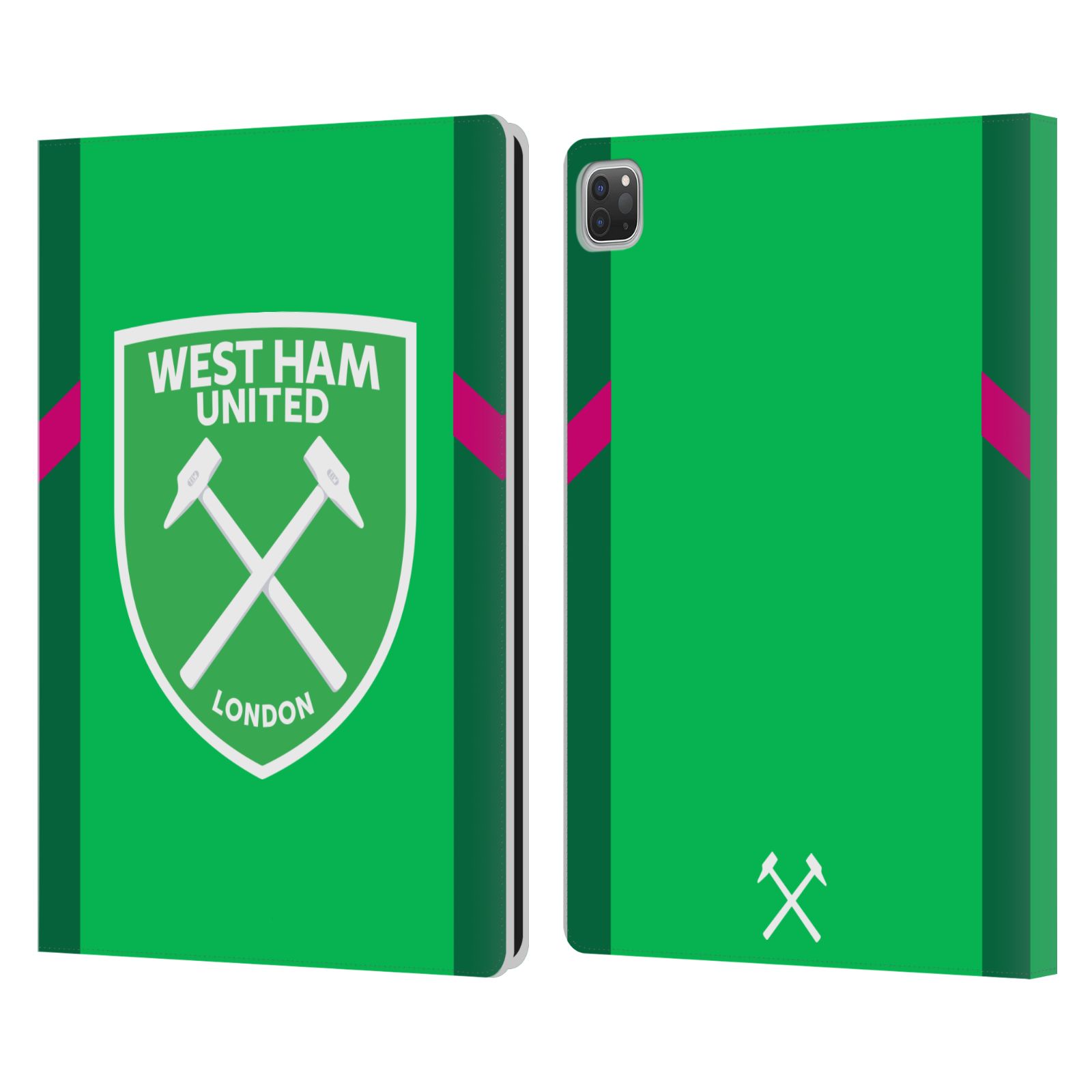 OFFICIAL WEST HAM UNITED FC 2023/24 CREST KIT LEATHER BOOK CASE FOR APPLE iPAD - Afbeelding 10 van 12