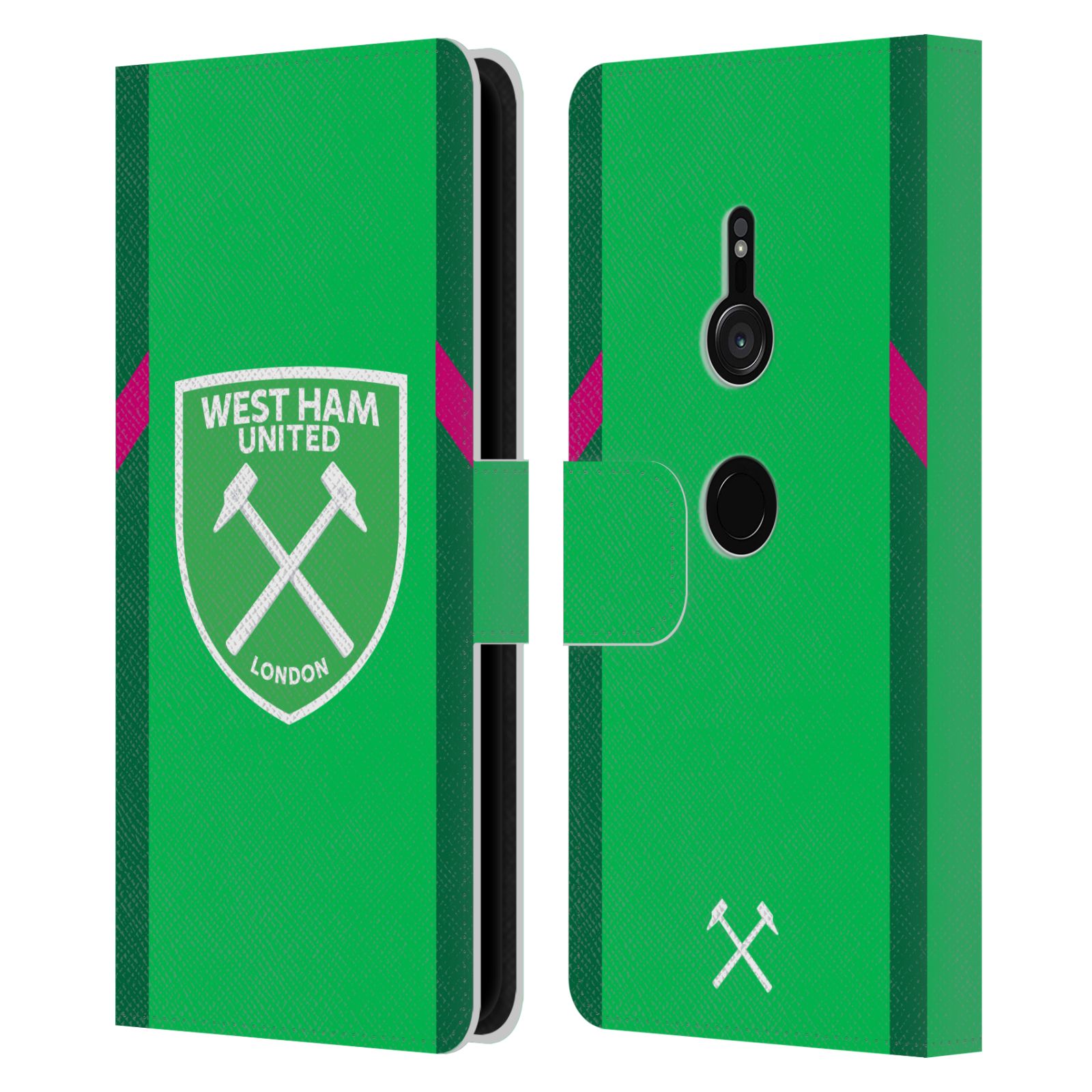 WEST HAM UNITED FC 2023/24 CREST KIT LEATHER BOOK WALLET CASE FOR SONY PHONES 1 - Picture 10 of 12