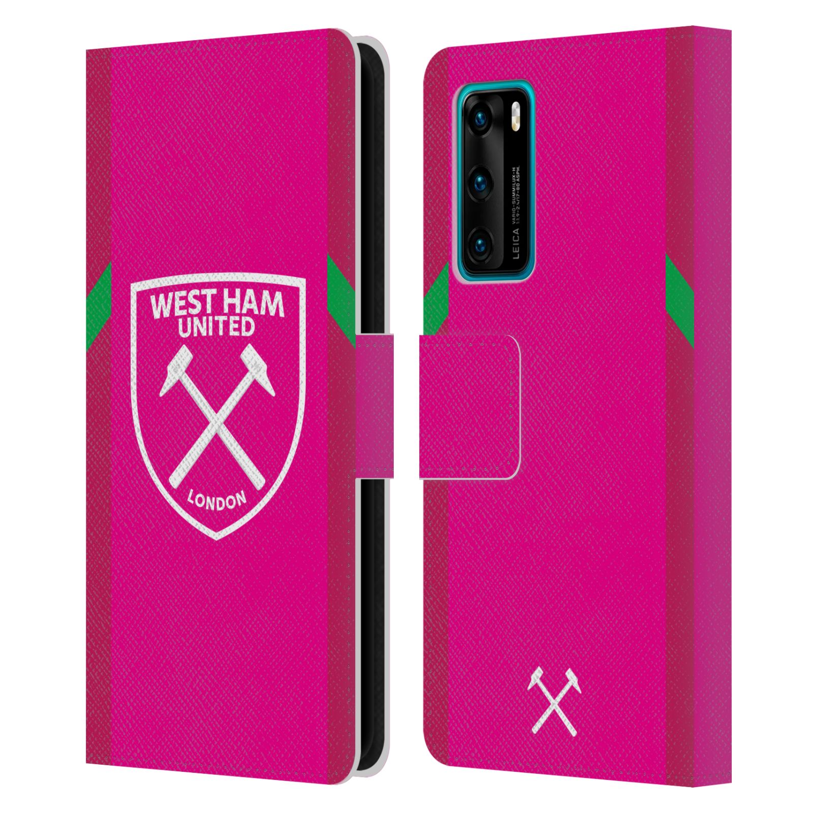 WEST HAM UNITED FC 2023/24 CREST KIT LEATHER BOOK CASE FOR HUAWEI PHONES 4 - Picture 12 of 12