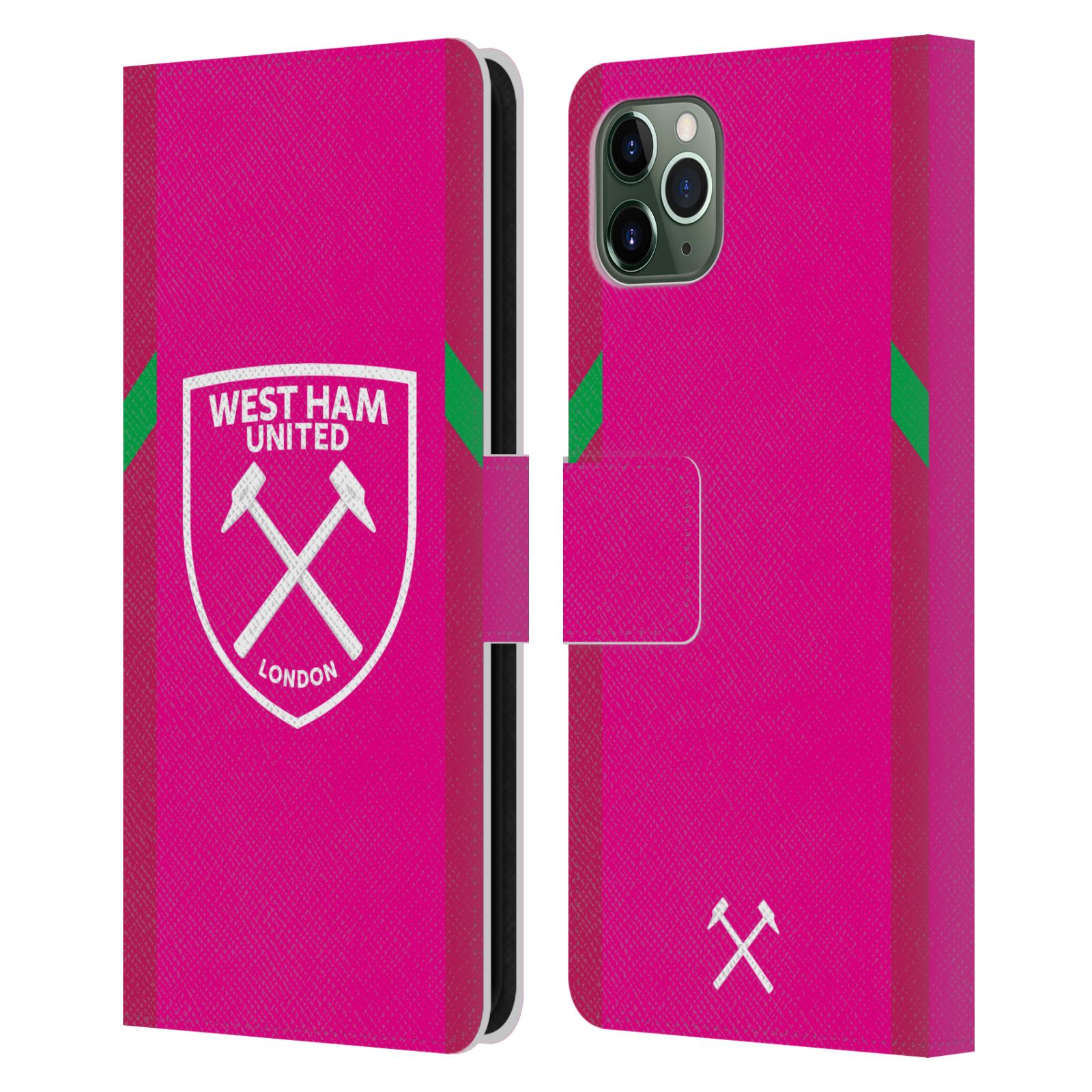 WEST HAM UNITED FC 2023/24 CREST KIT LEATHER BOOK CASE FOR APPLE iPHONE PHONES - 第 12/12 張圖片