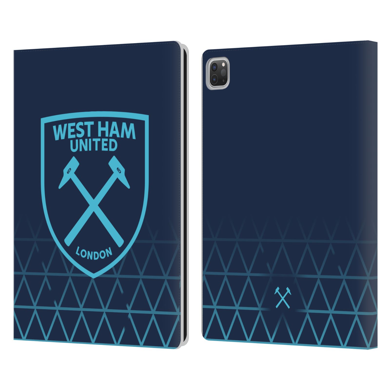 OFFICIAL WEST HAM UNITED FC 2023/24 CREST KIT LEATHER BOOK CASE FOR APPLE iPAD - Afbeelding 11 van 12
