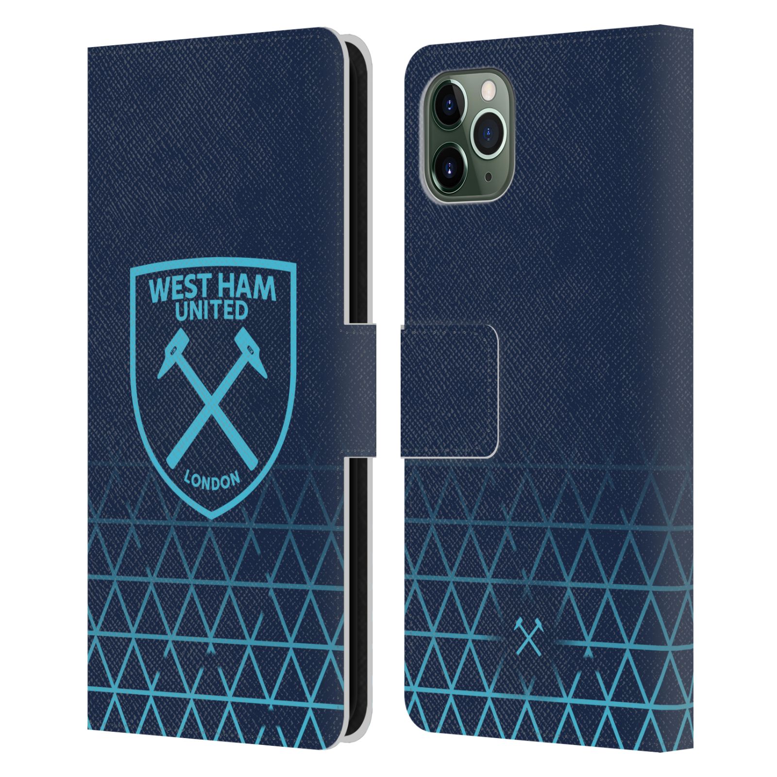 WEST HAM UNITED FC 2023/24 CREST KIT LEATHER BOOK CASE FOR APPLE iPHONE PHONES - 第 11/12 張圖片