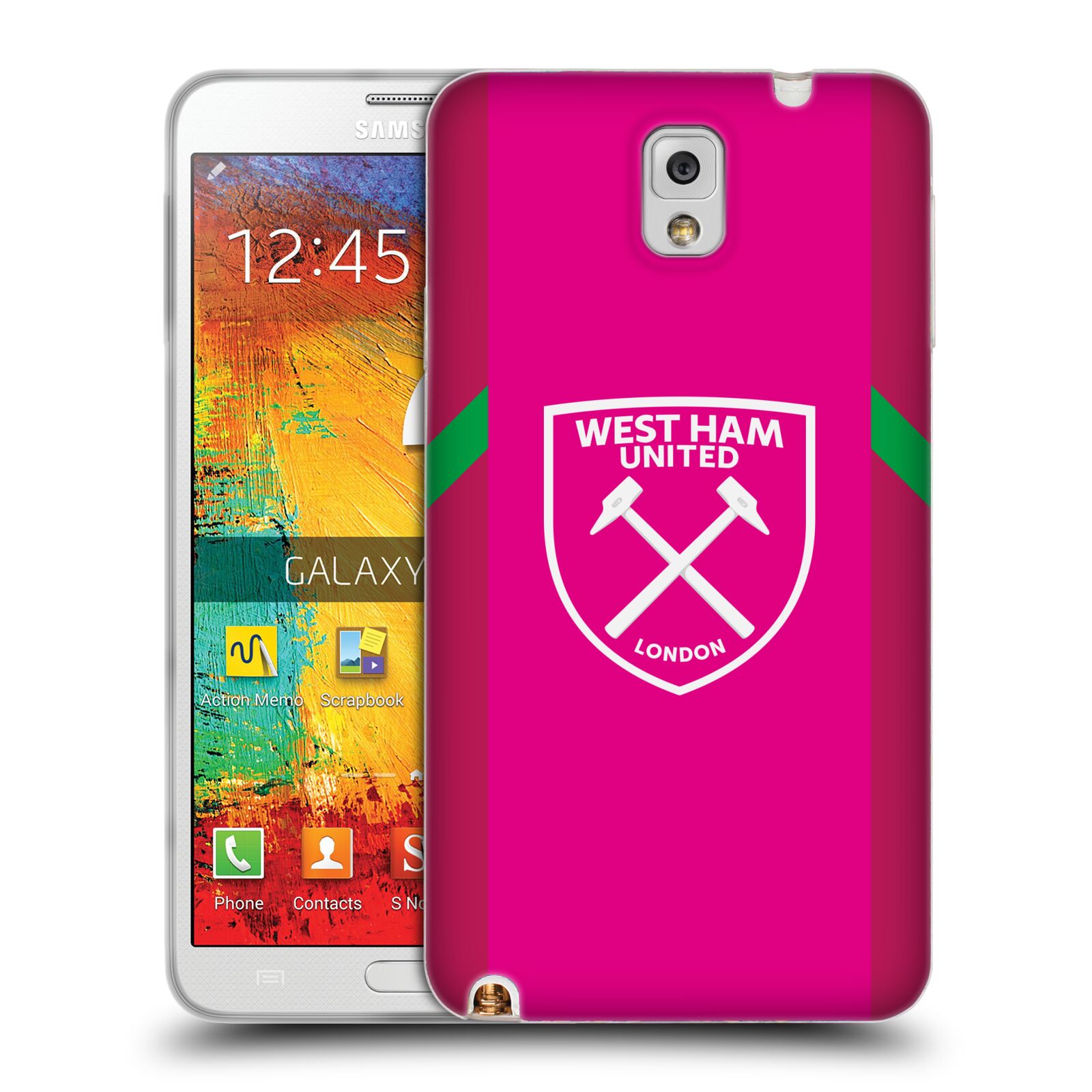 FUNDA OFICIAL WEST HAM UNITED FC 2023/24 CREST KIT GEL SUAVE PARA TELÉFONOS SAMSUNG 2 - Imagen 8 de 8