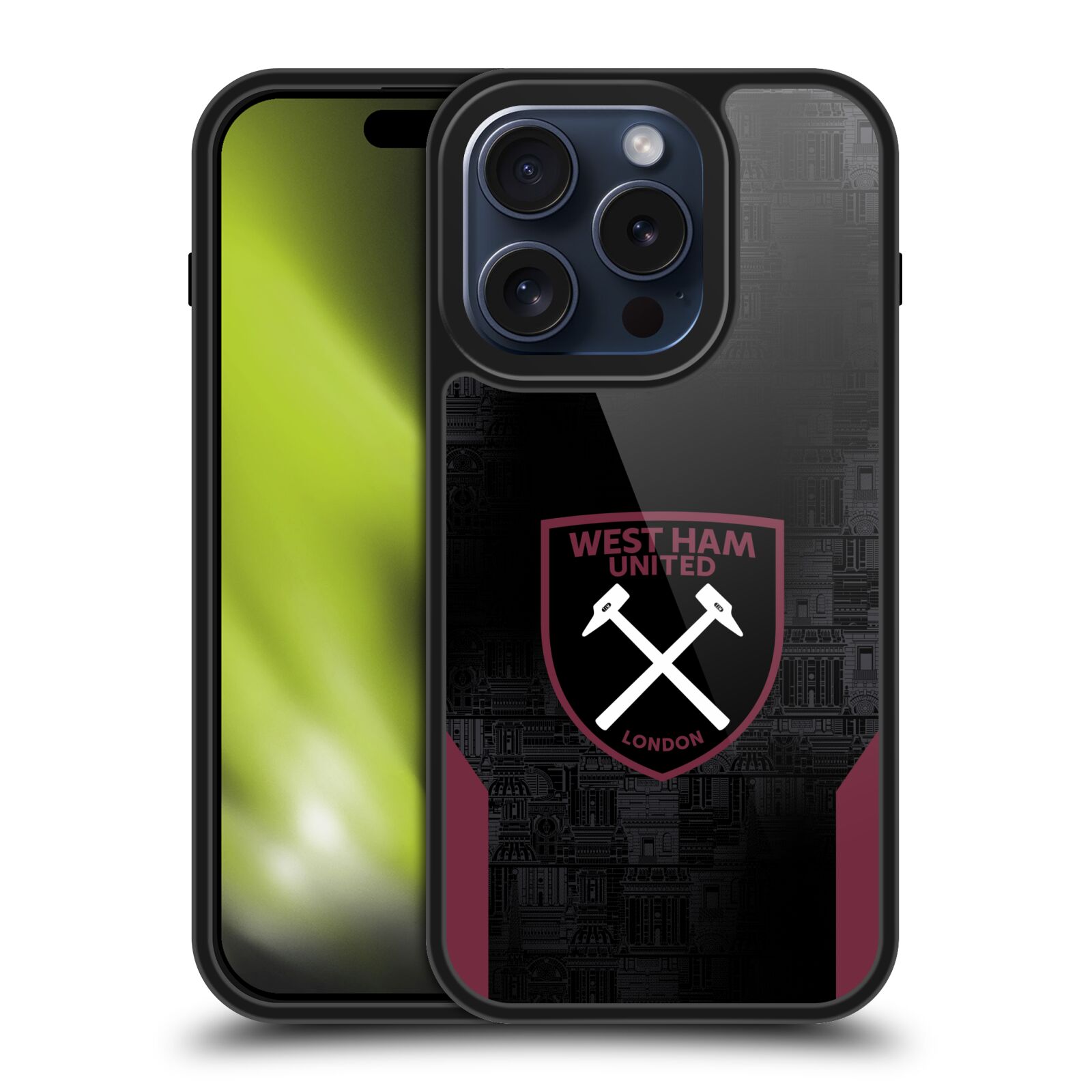WEST HAM UNITED FC 2024/25 CREST KIT GEL ARMOUR CASE FOR APPLE iPHONE PHONES - Bild 8 von 9