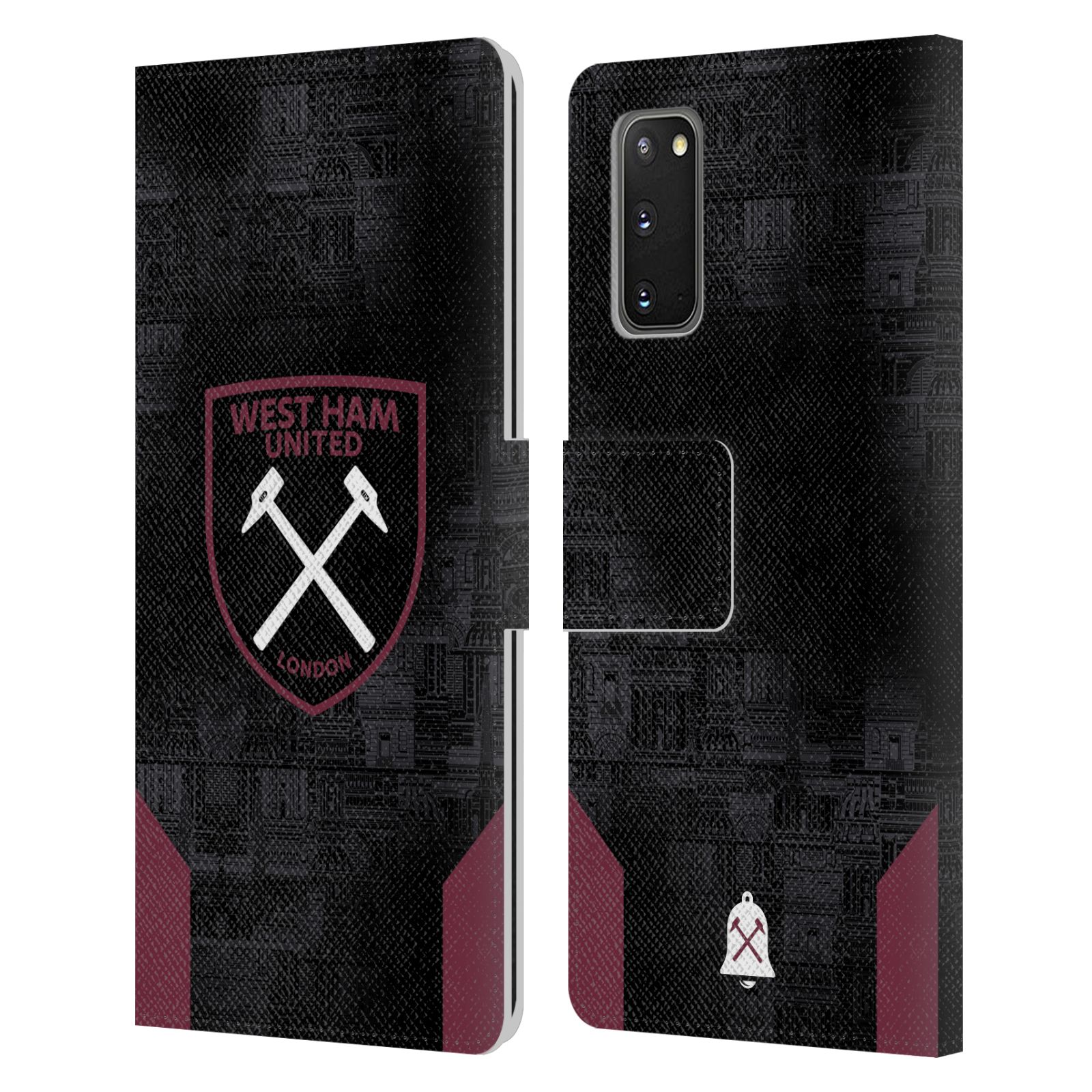 WEST HAM UNITED FC 2024/25 CREST KIT LEATHER BOOK CASE FOR SAMSUNG PHONES 2 - Picture 7 of 9