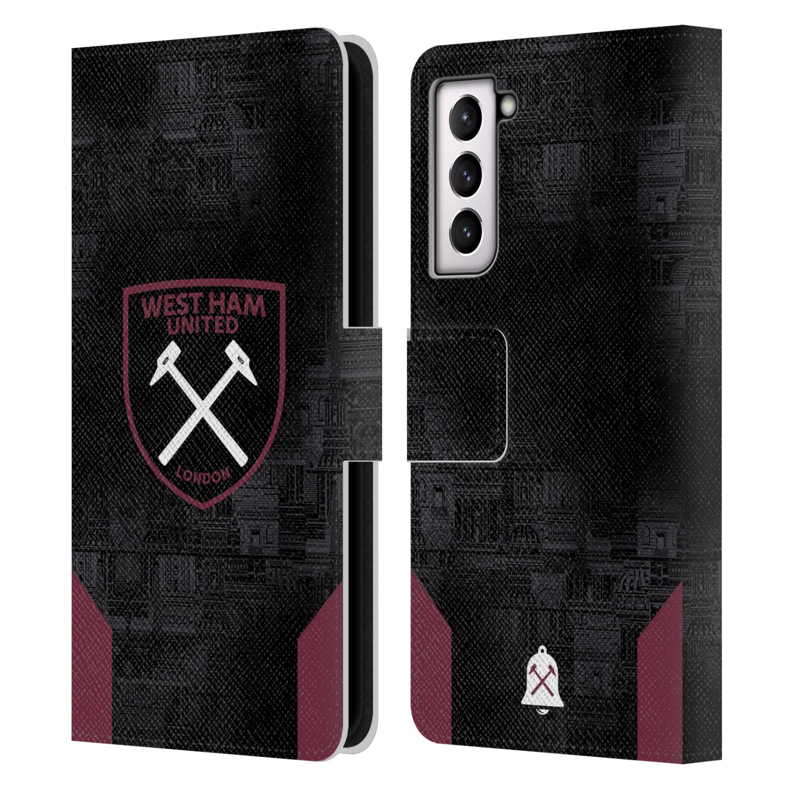 WEST HAM UNITED FC 2024/25 CREST KIT LEATHER BOOK CASE FOR SAMSUNG PHONES 4 - 第 7/9 張圖片