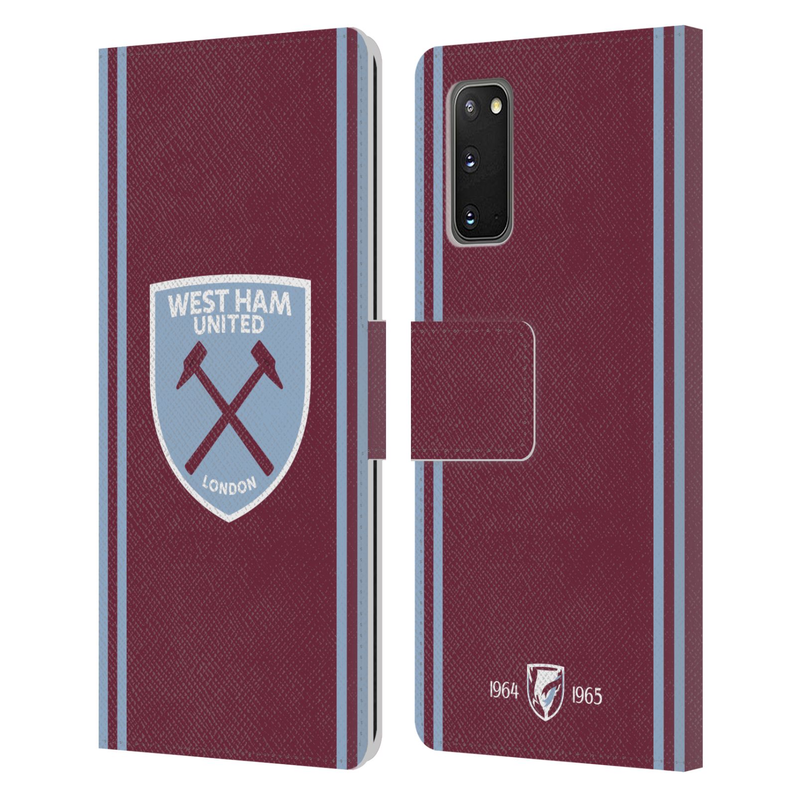 WEST HAM UNITED FC 2024/25 CREST KIT LEATHER BOOK CASE FOR SAMSUNG PHONES 2 - Picture 8 of 9