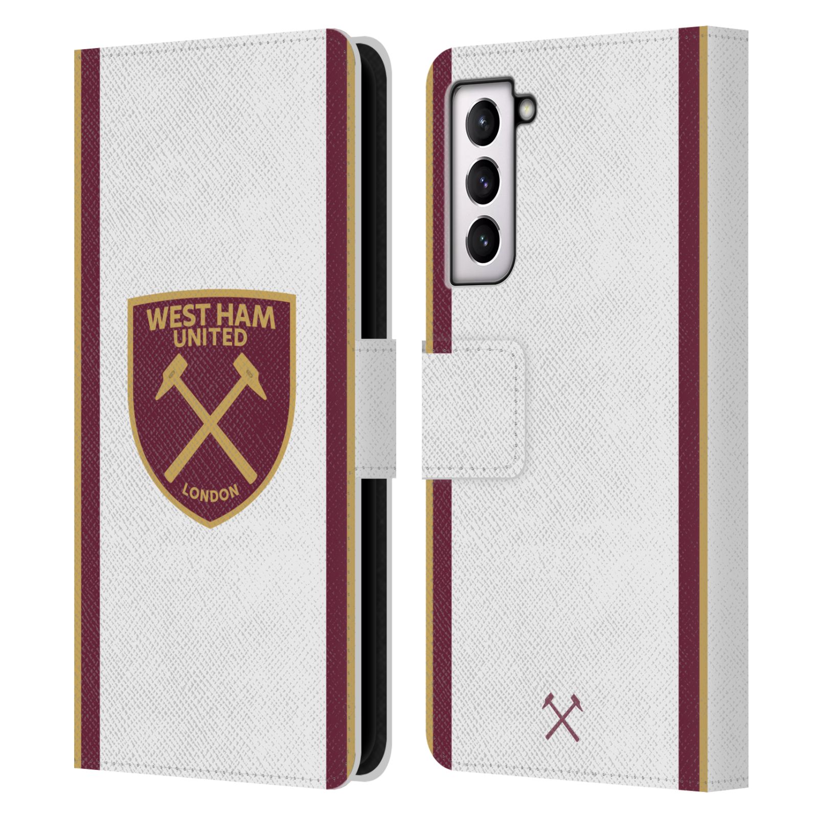 WEST HAM UNITED FC 2024/25 CREST KIT LEATHER BOOK CASE FOR SAMSUNG PHONES 4 - 第 9/9 張圖片