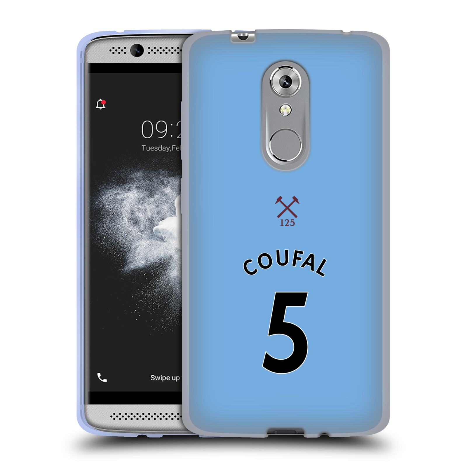 OFFICIAL WEST HAM UNITED FC 2020/21 PLAYERS AWAY KIT GEL CASE FOR ZTE PHONES - 第 21/21 張圖片