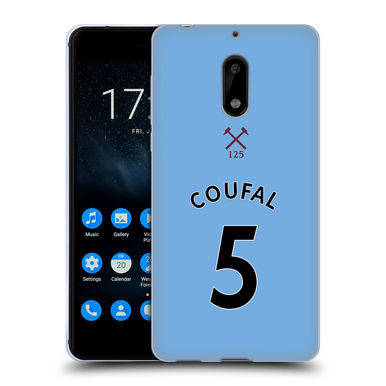 OFFICIAL WEST HAM UNITED FC 2020/21 PLAYERS AWAY KIT GEL CASE FOR NOKIA PHONES 1 - 第 21/21 張圖片